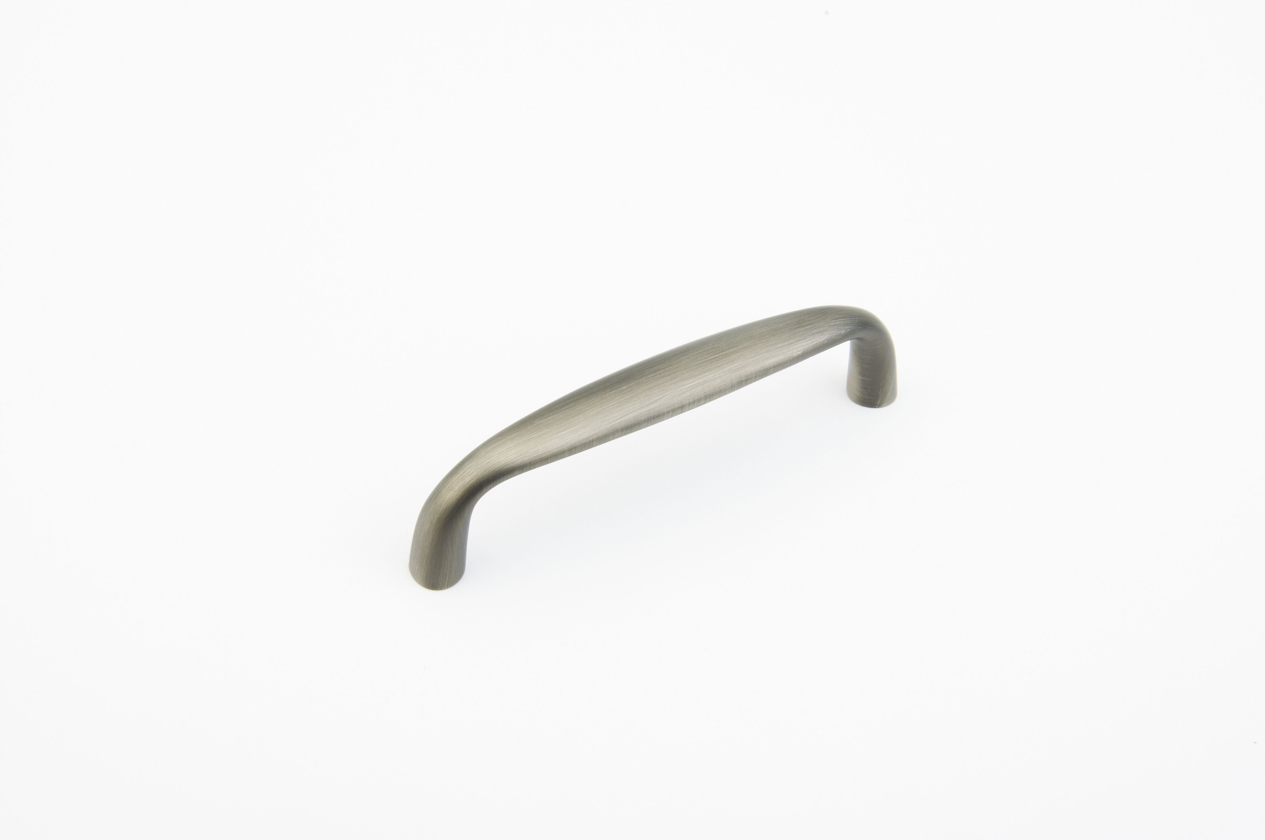 Schaub 732-AN 4" Center to Center Traditional Cabinet Pull Antique Nickel Finish Sparrow Supply