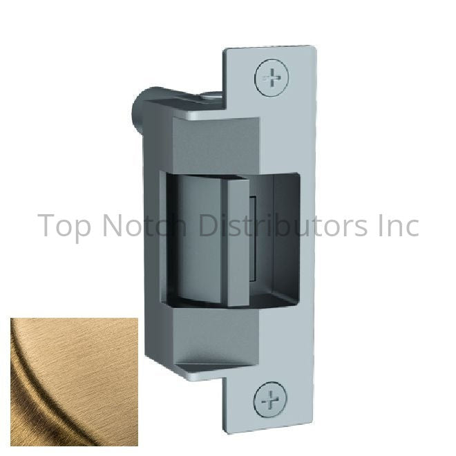 HES 73275F24D606 75 24VDC Fail Safe Electric Strike Satin Brass Sparrow Supply