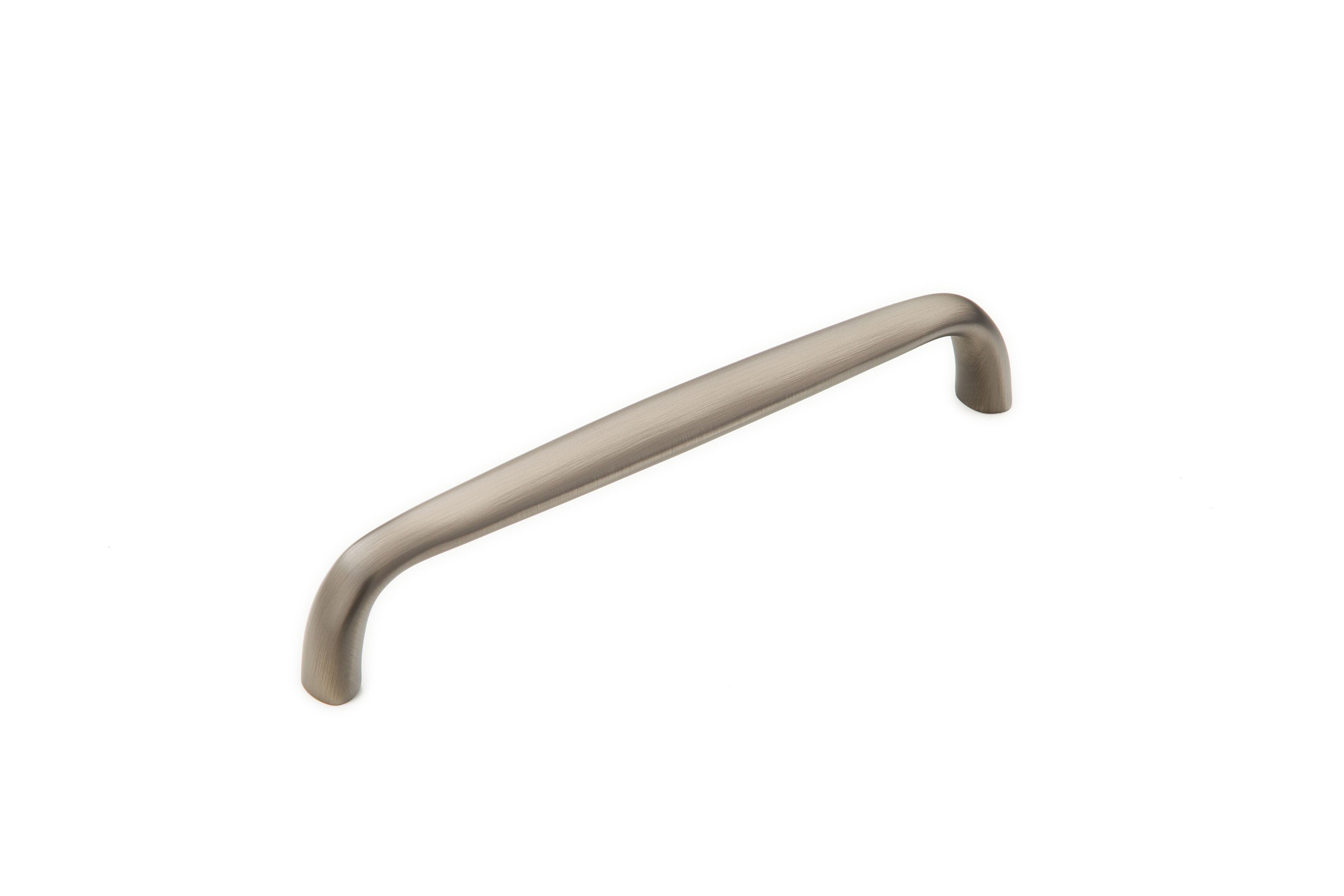 Schaub 737-AN 6" Center to Center Traditional Cabinet Pull Antique Nickel Finish Sparrow Supply