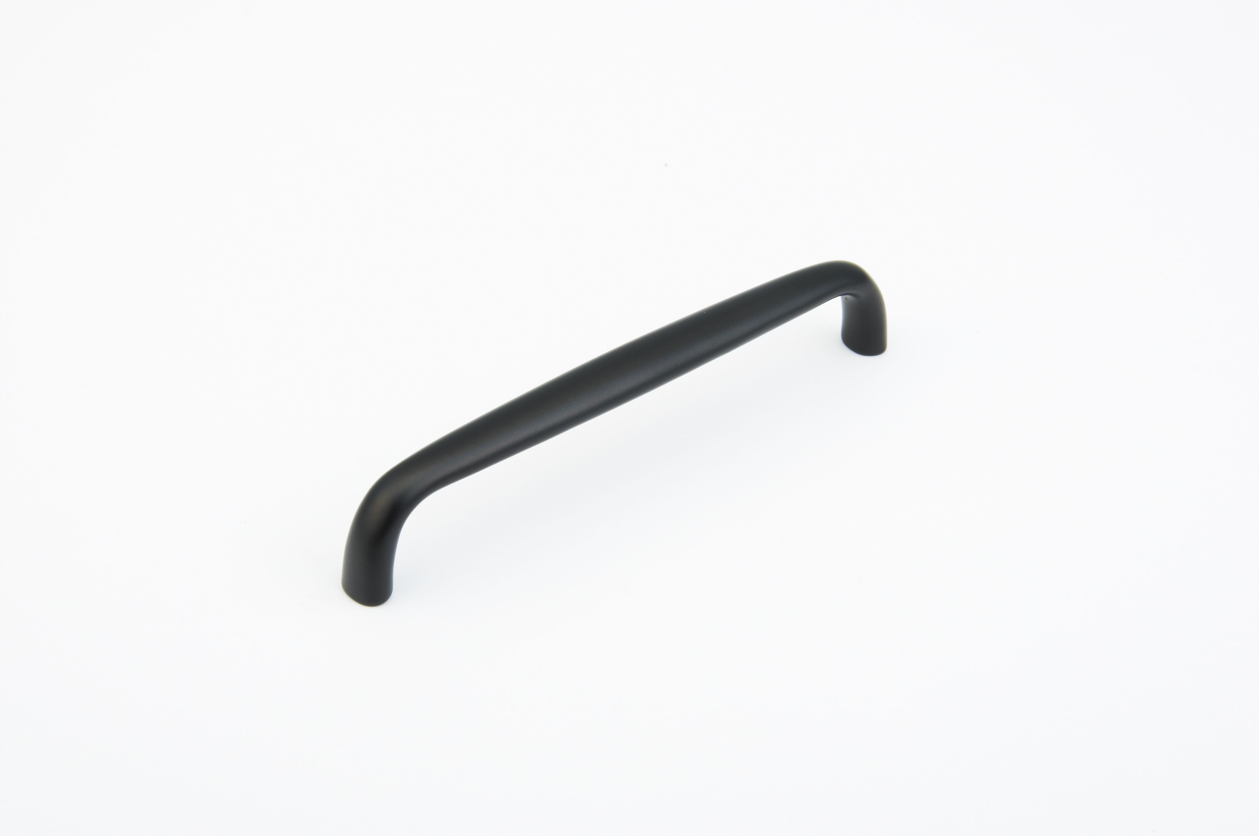 Schaub 737-FB 6" Center to Center Traditional Cabinet Pull Flat Black Finish Sparrow Supply
