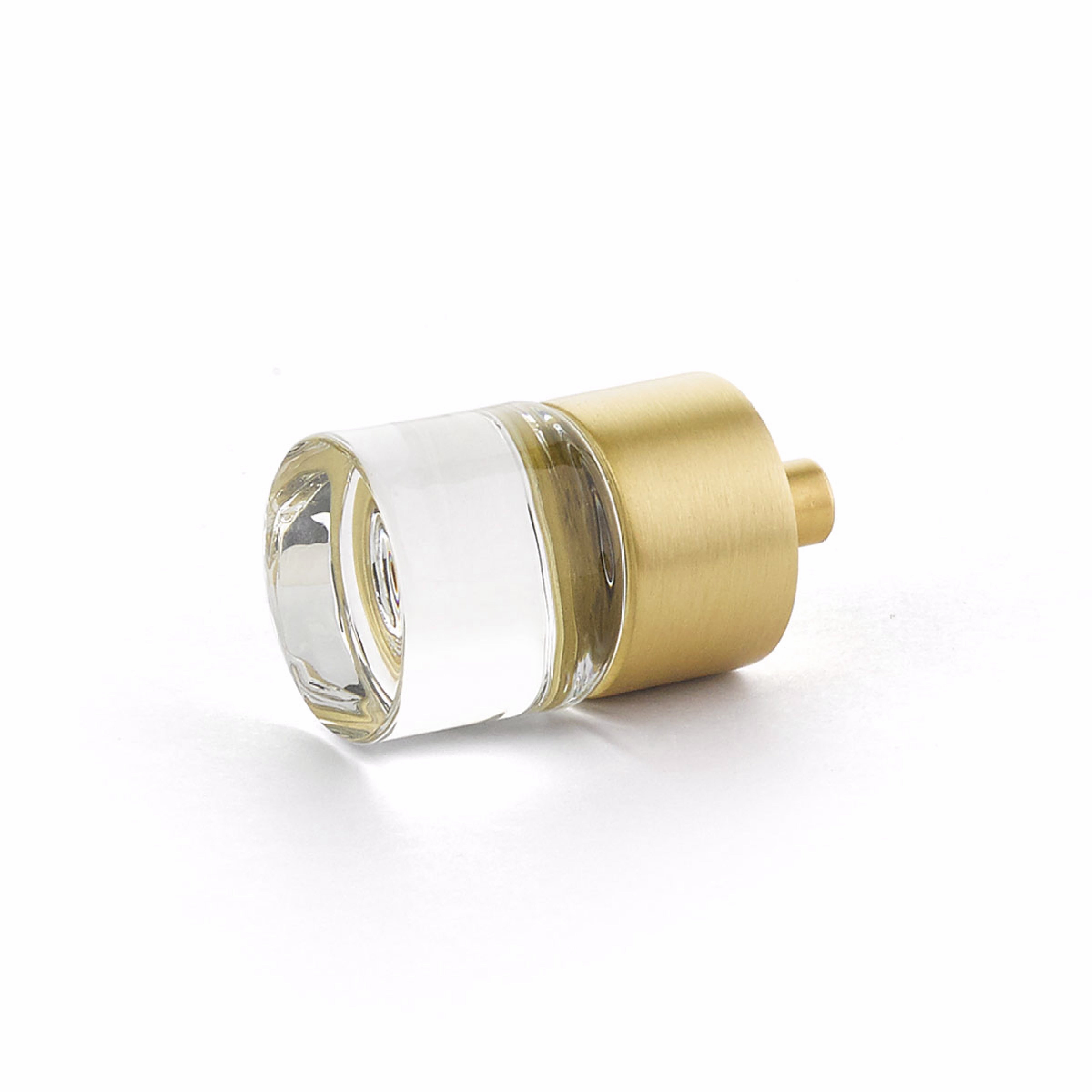 Schaub 74-SB 7/8" City Lights Cabinet Knob Satin Brass Finish Sparrow Supply