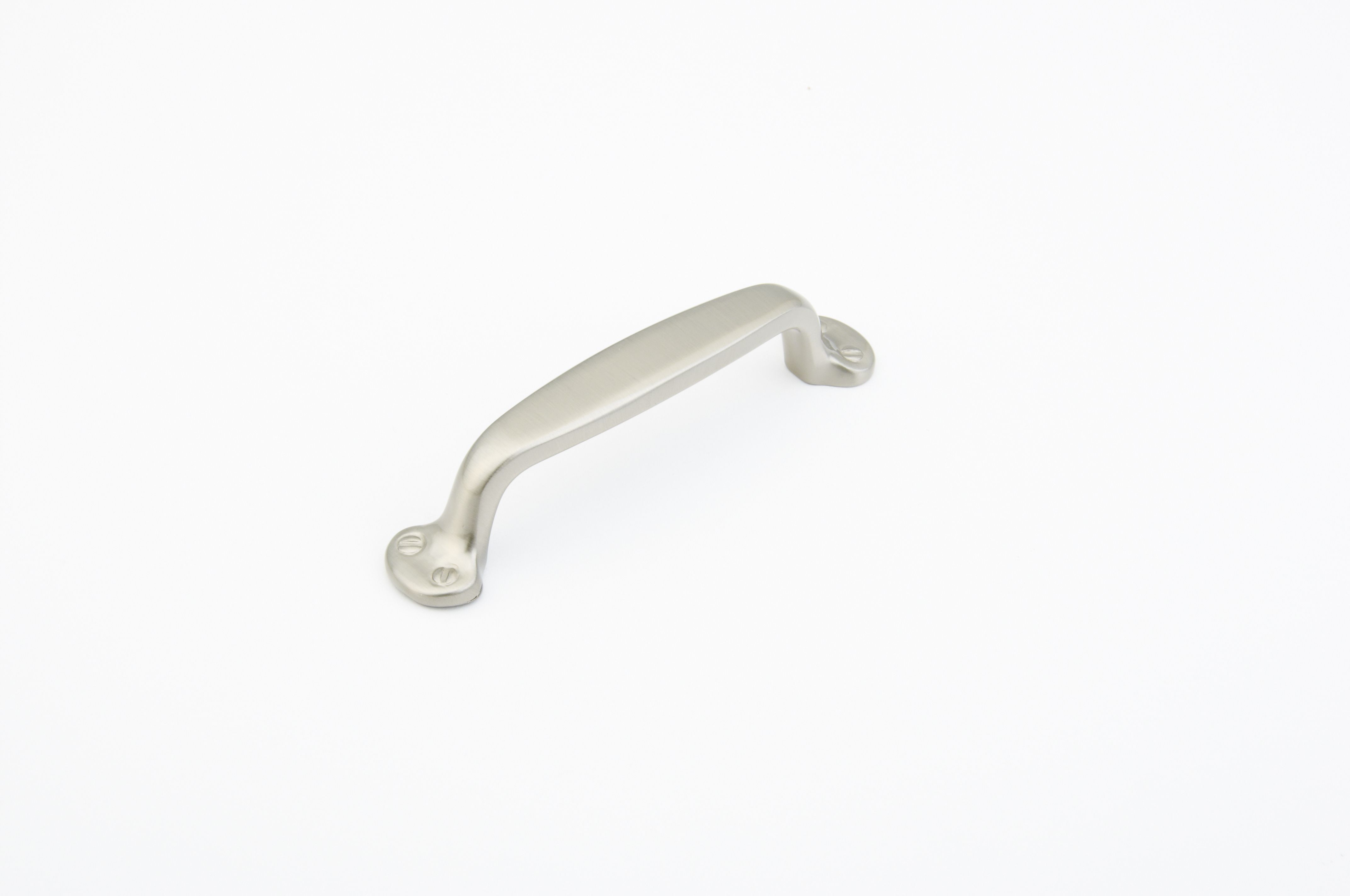 Schaub 742-15 4" Center to Center Country Cabinet Pull Satin Nickel Finish Sparrow Supply