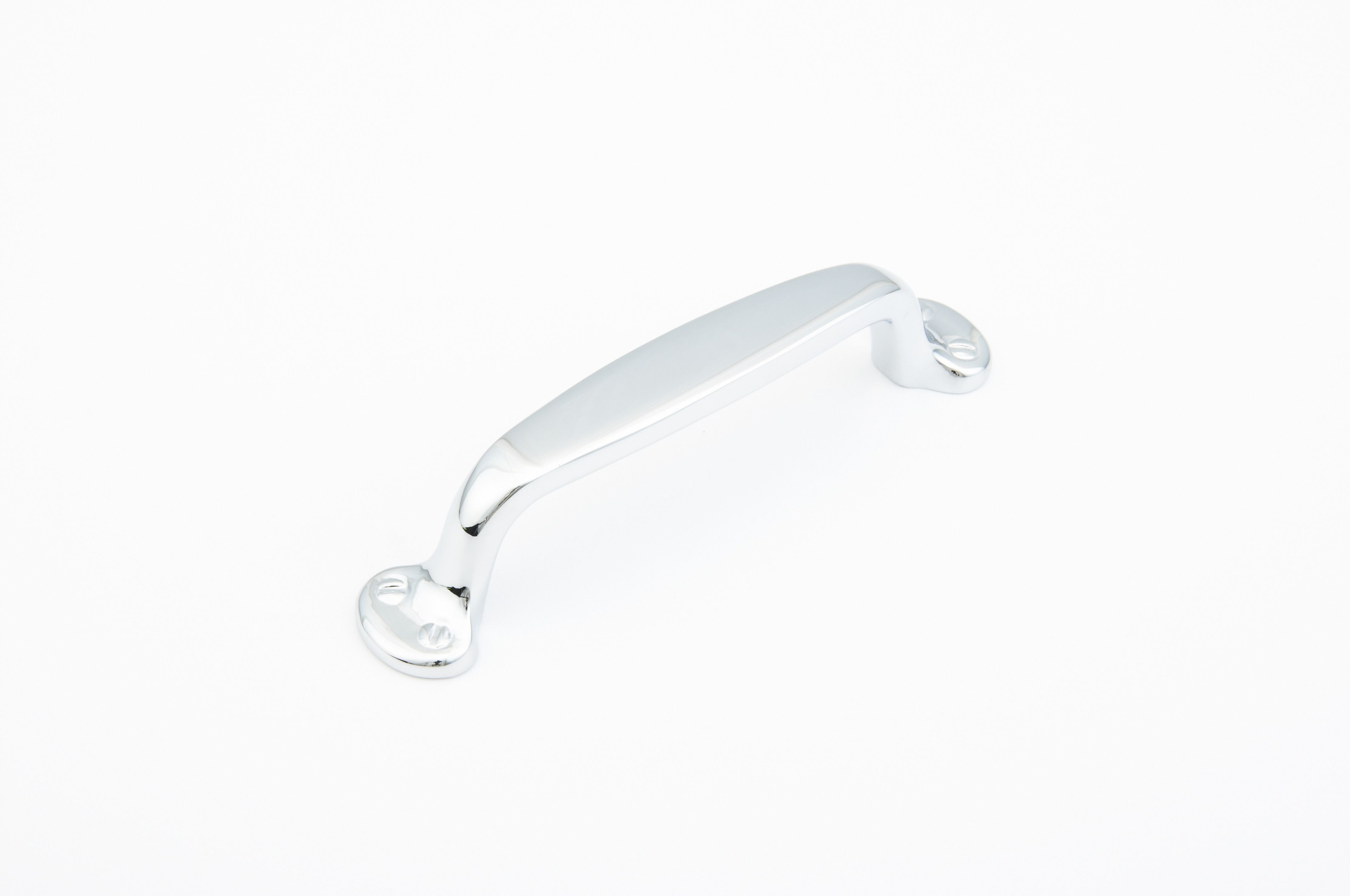 Schaub 742-26 4" Center to Center Country Cabinet Pull Polished Chrome Finish Sparrow Supply
