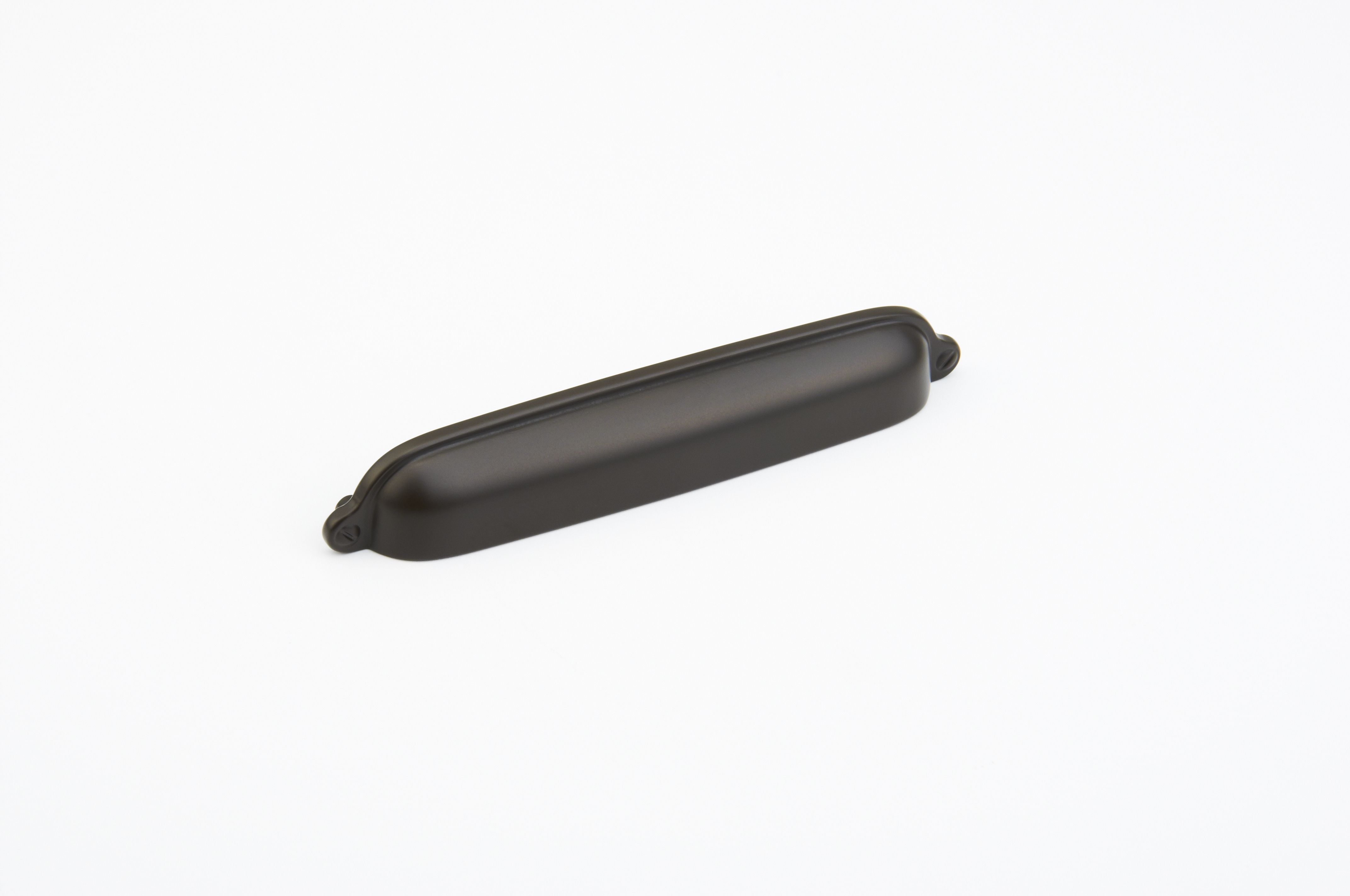 Schaub 744-10B 6" Center to Center Country Cup Pull Oil Rubbed Bronze Finish Sparrow Supply