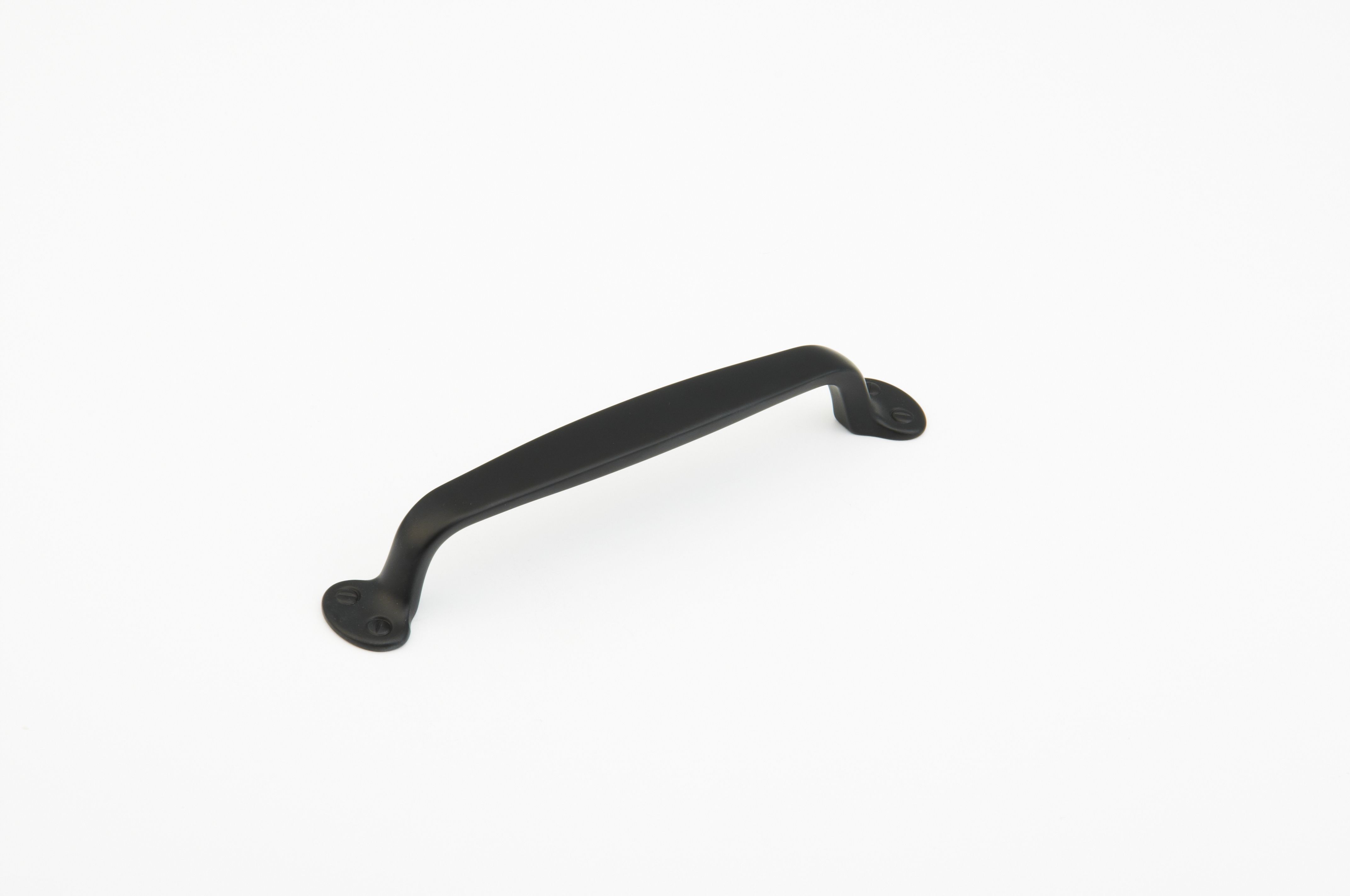 Schaub 745-FB 6" Center to Center Country Cabinet Pull Flat Black Finish Sparrow Supply