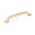 Schaub 745-SB 6" Center to Center Country Cabinet Pull Satin Brass Finish Sparrow Supply