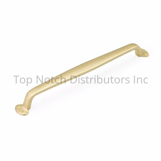 SCHAUB 7465-SB 15" Center to Center Country Appliance Pull Satin Brass Sparrow Supply