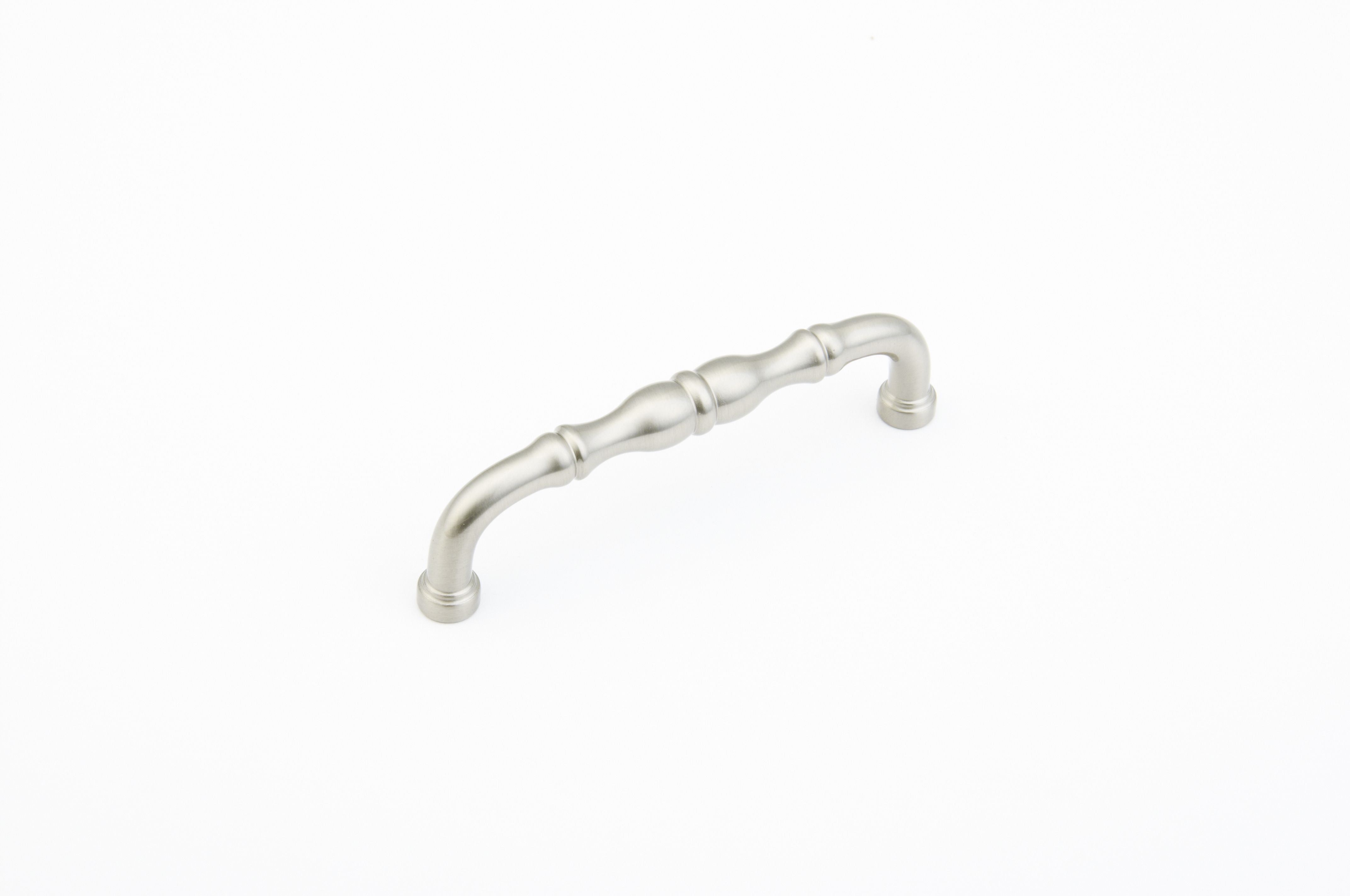 Schaub 747-15 4" Center to Center Colonial Cabinet Pull Satin Nickel Finish Sparrow Supply