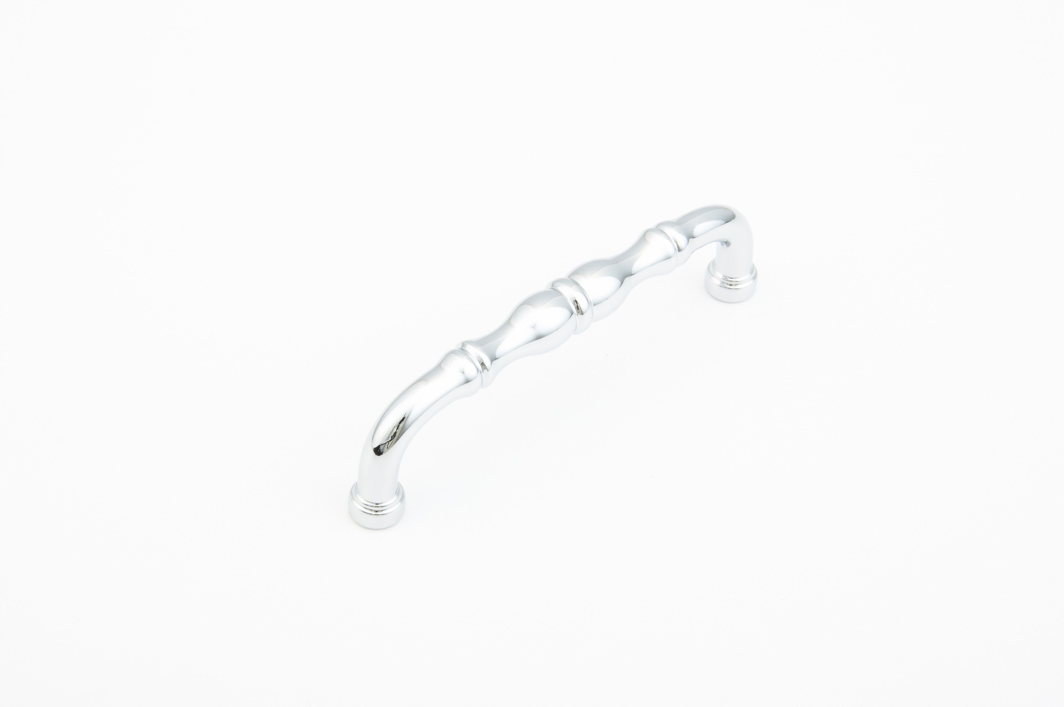 Schaub 747-26 4" Center to Center Colonial Cabinet Pull Polished Chrome Finish Sparrow Supply