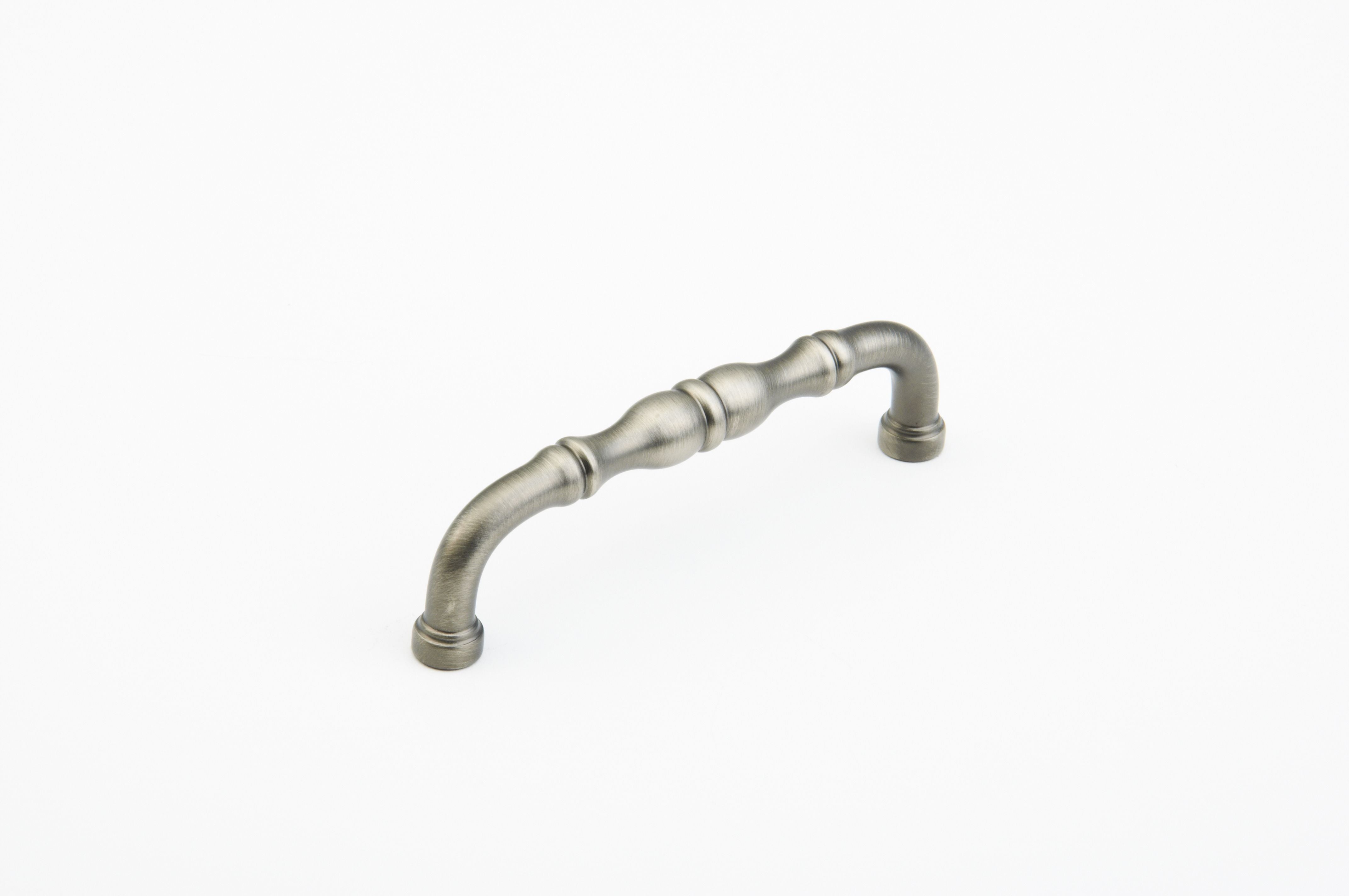 Schaub 747-AN 4" Center to Center Colonial Cabinet Pull Antique Nickel Finish Sparrow Supply