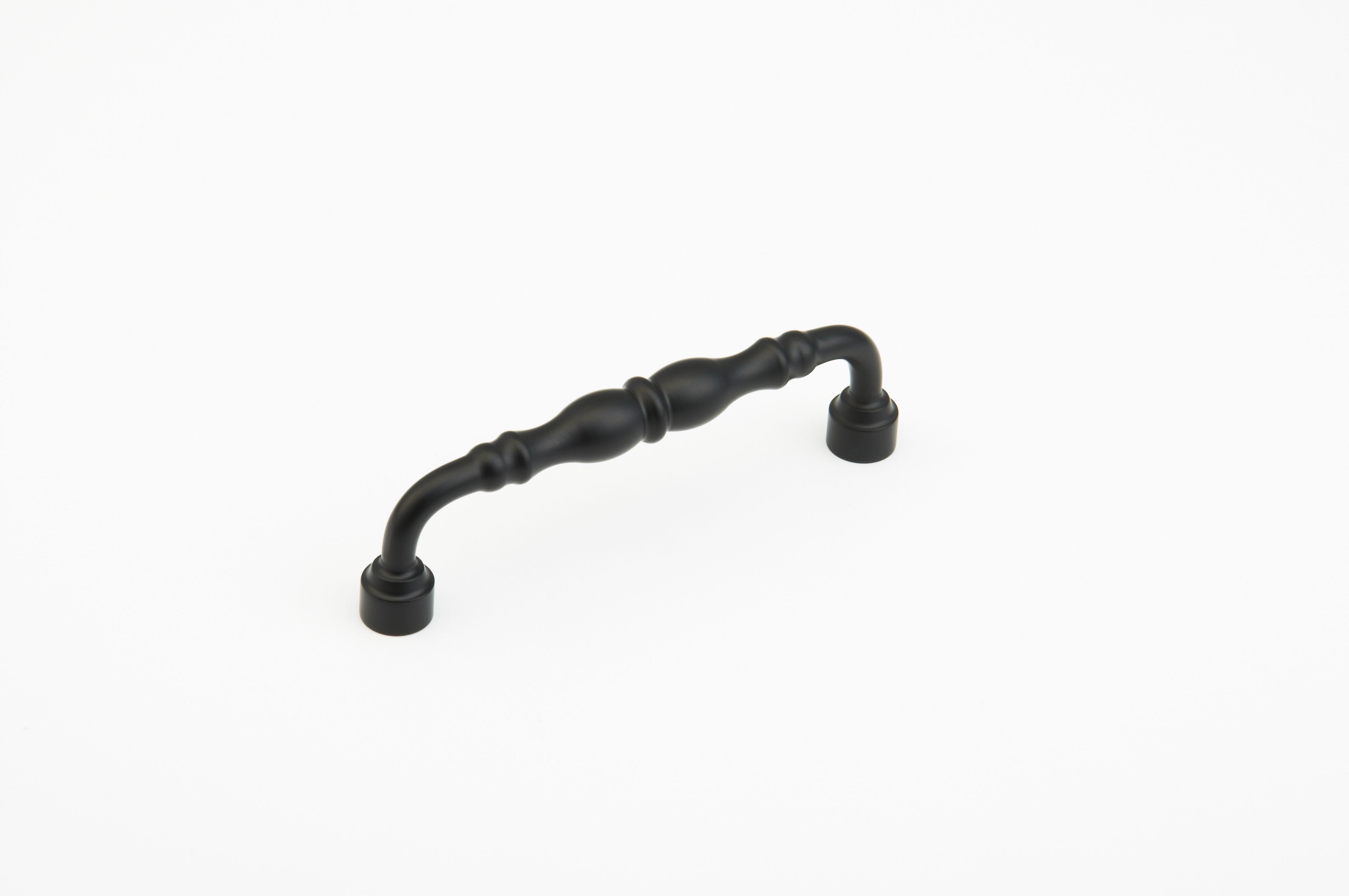Schaub 748-FB 6" Center to Center Colonial Cabinet Pull Flat Black Finish Sparrow Supply