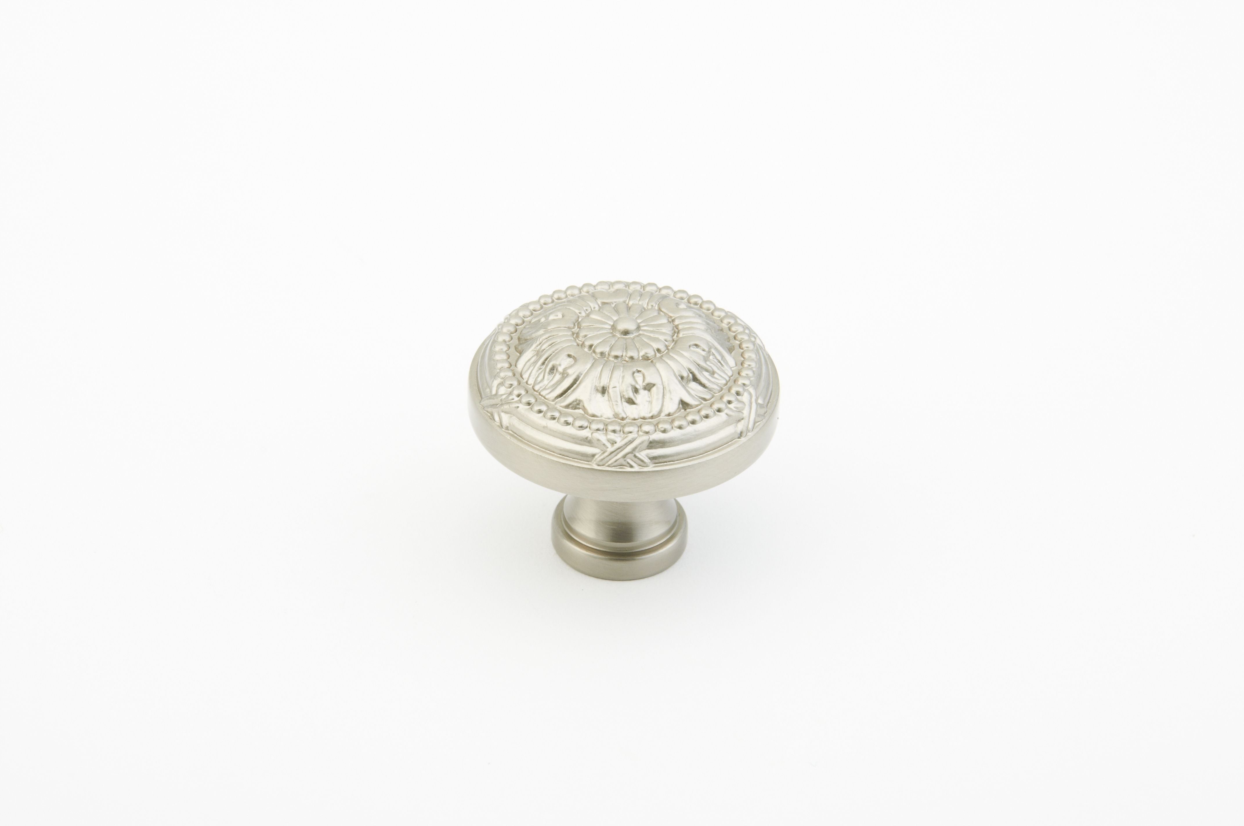 Schaub 752-15 1-1/2" Versailles Cabinet Knob Satin Nickel Finish Sparrow Supply