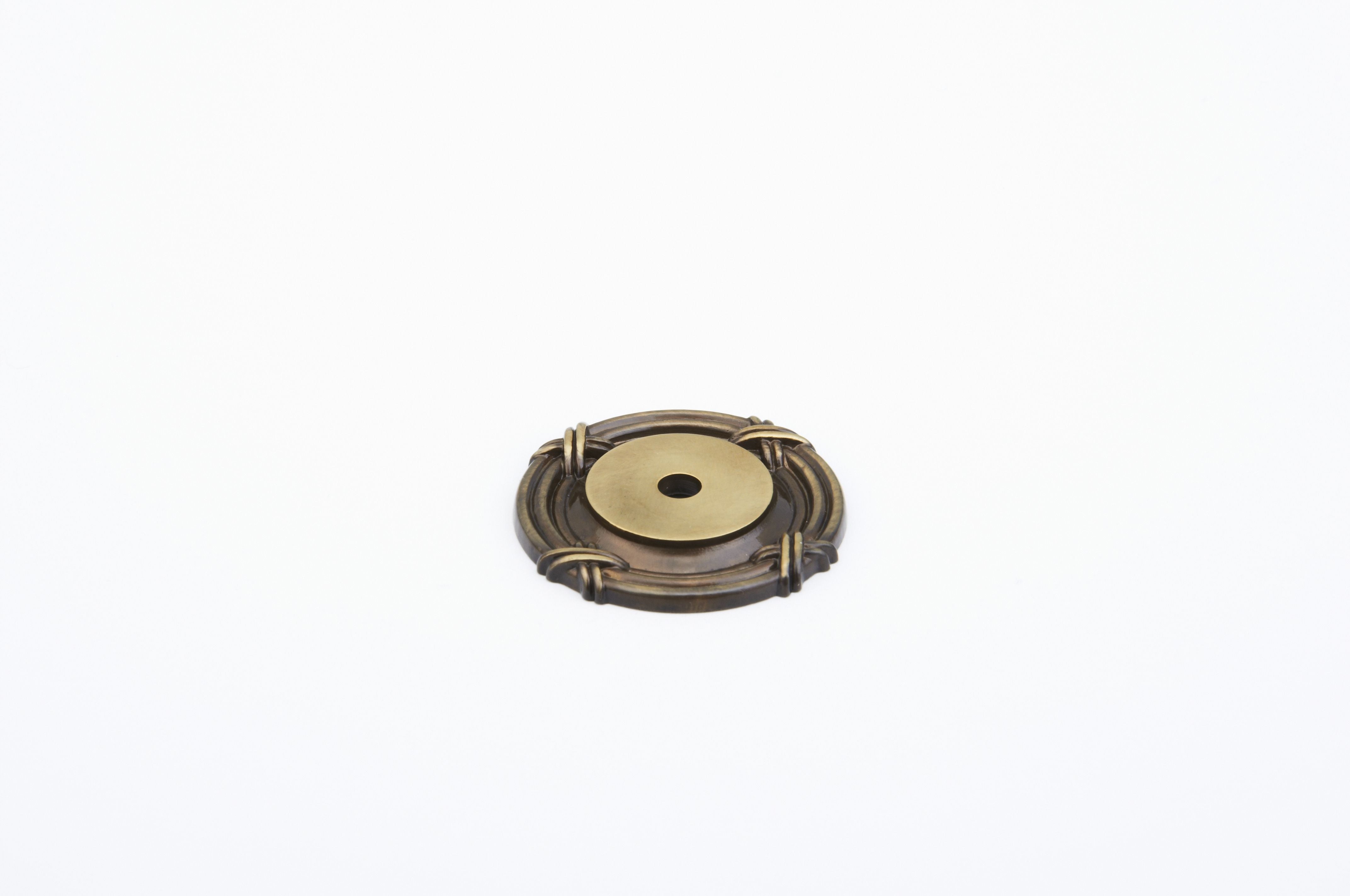 Schaub 756-ALP 1-1/2" Versailles Backplate Antique Light Polish Finish Sparrow Supply