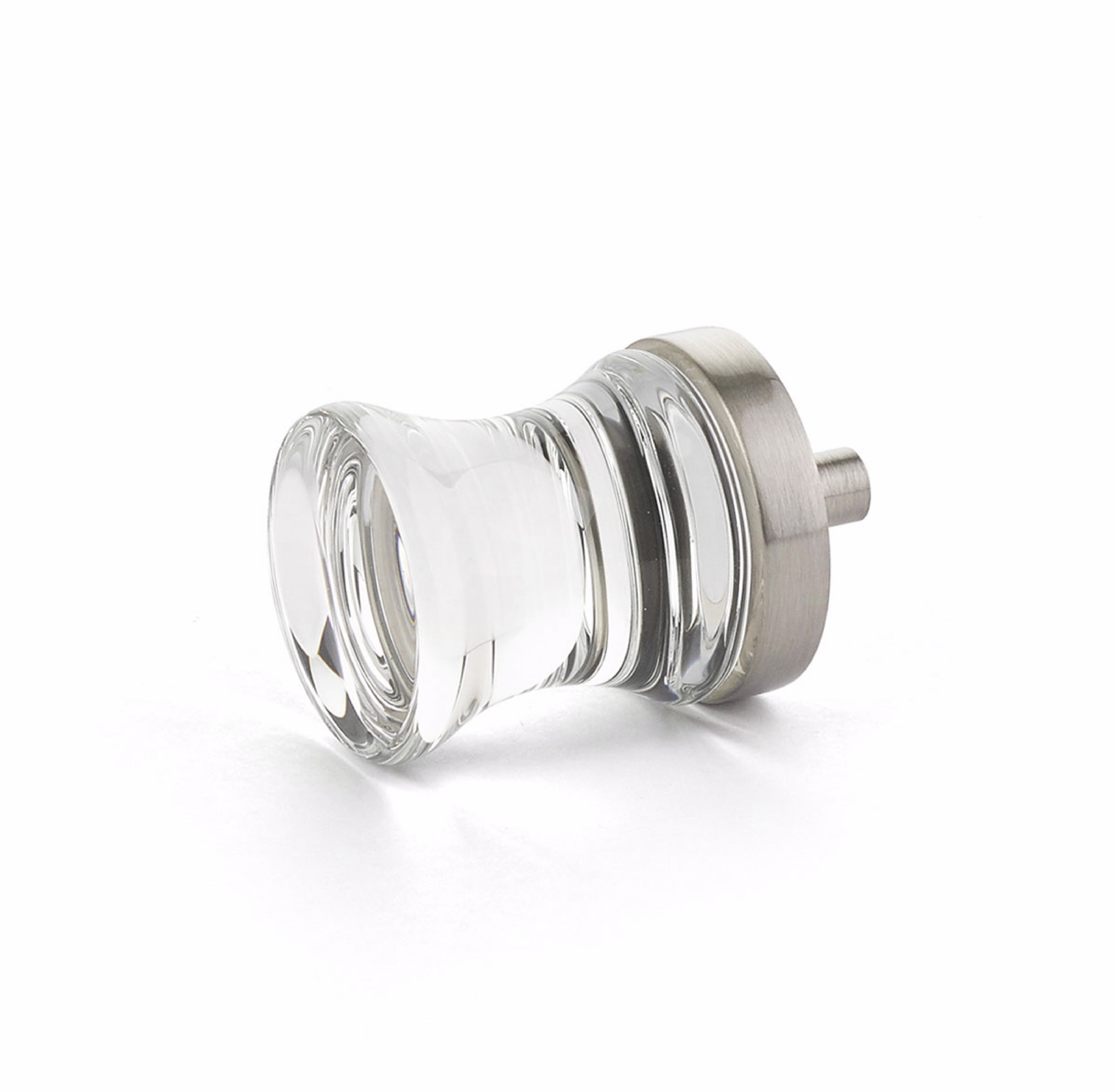 Schaub 76-15 1-1/8" City Lights Cabinet Knob Satin Nickel Finish Sparrow Supply