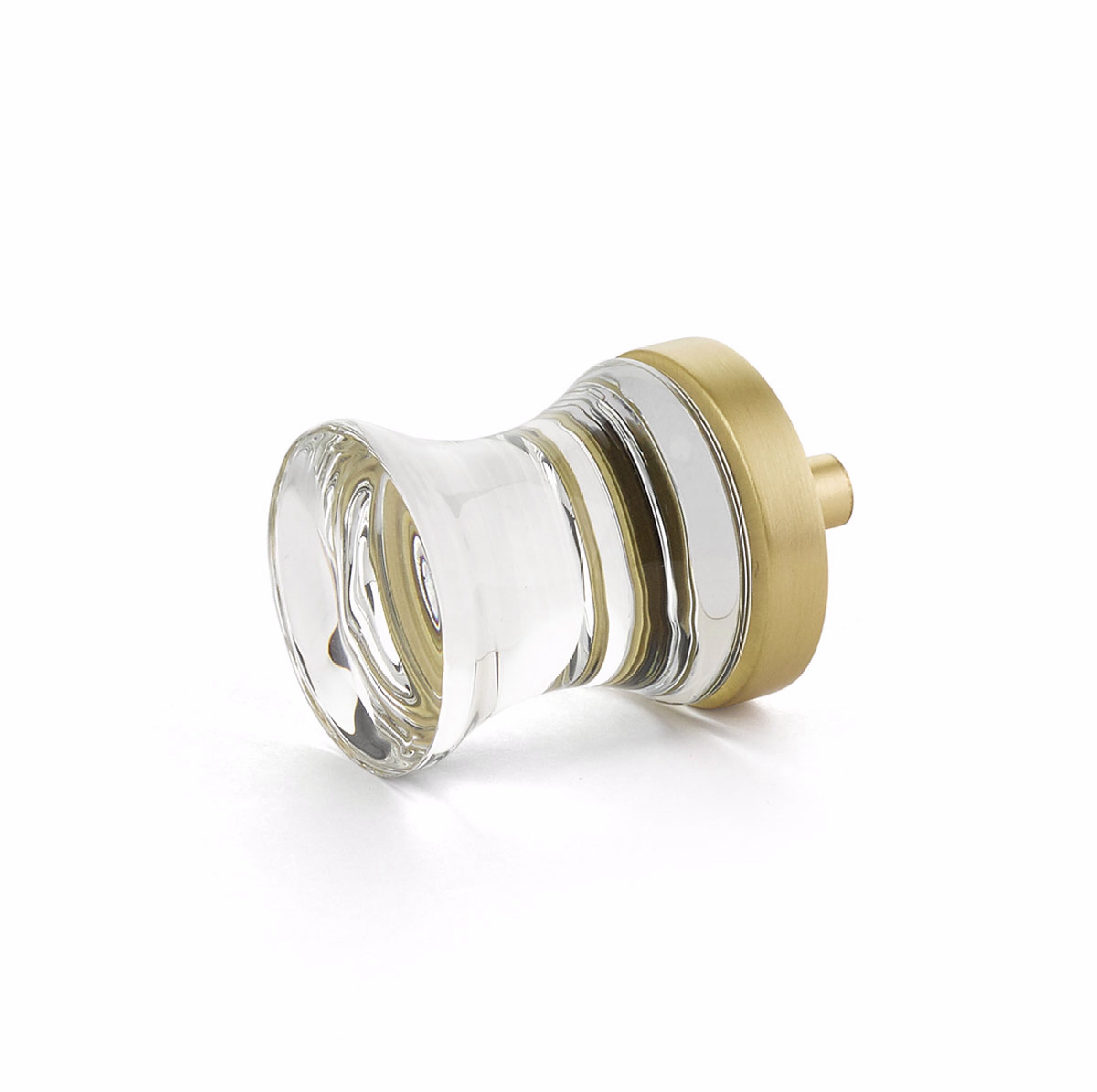 Schaub 76-SB 1-1/8" City Lights Cabinet Knob Satin Brass Finish Sparrow Supply