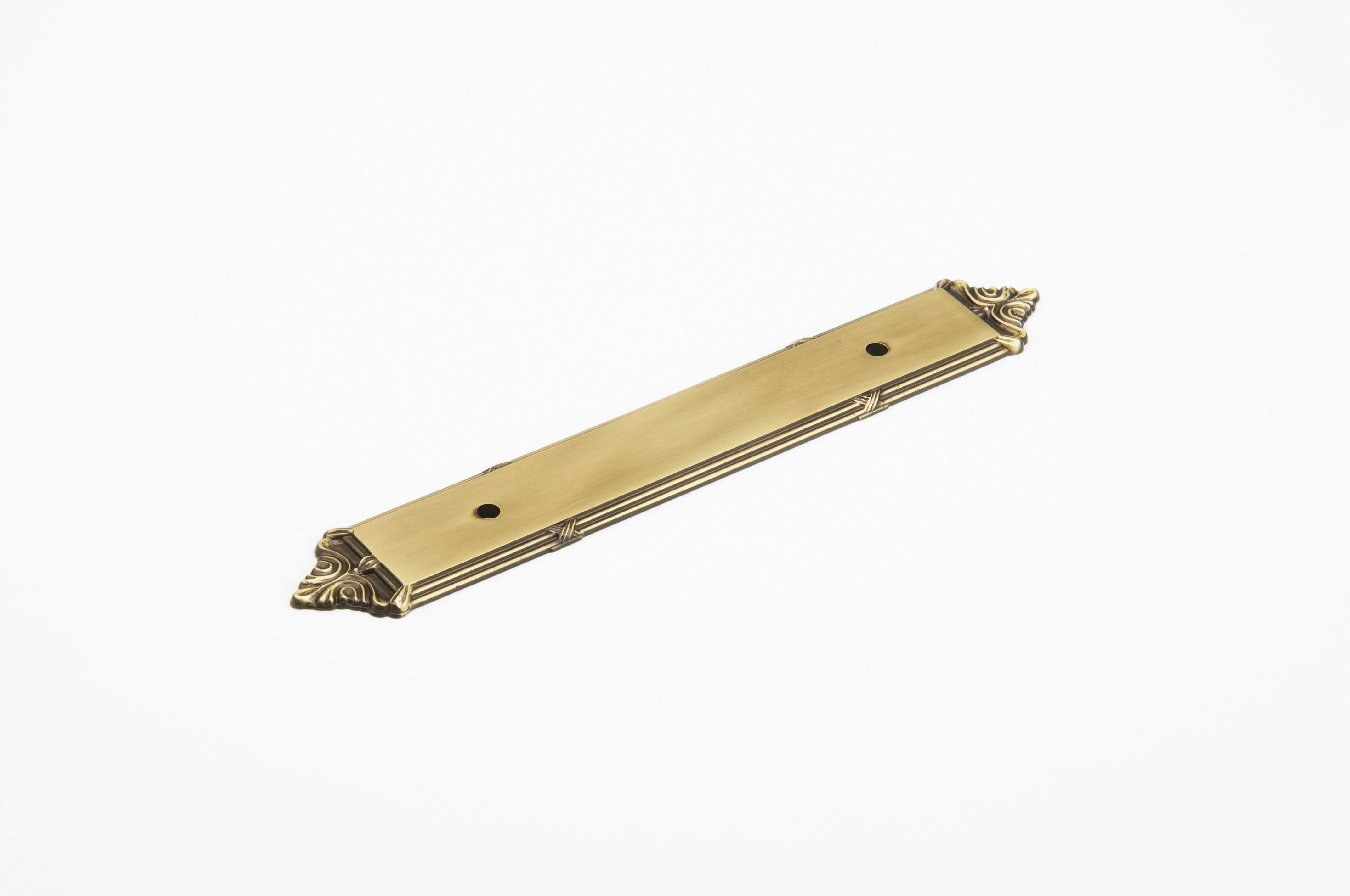 Schaub 763-ALP 96mm Center to Center Versailles Backplate Antique Light Polish Finish Sparrow Supply