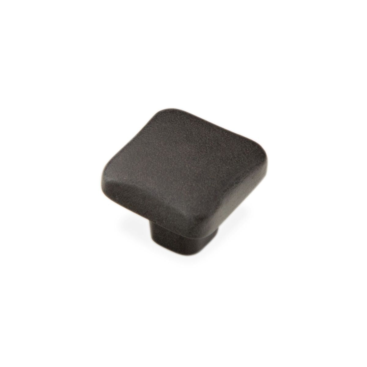 Schaub 765-BB 1" Diameter Vinci Soft Square Cabinet Knob Black Bronze Finish Sparrow Supply
