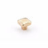Schaub 765-NB 1" Diameter Vinci Soft Square Cabinet Knob Natural Bronze Finish Sparrow Supply