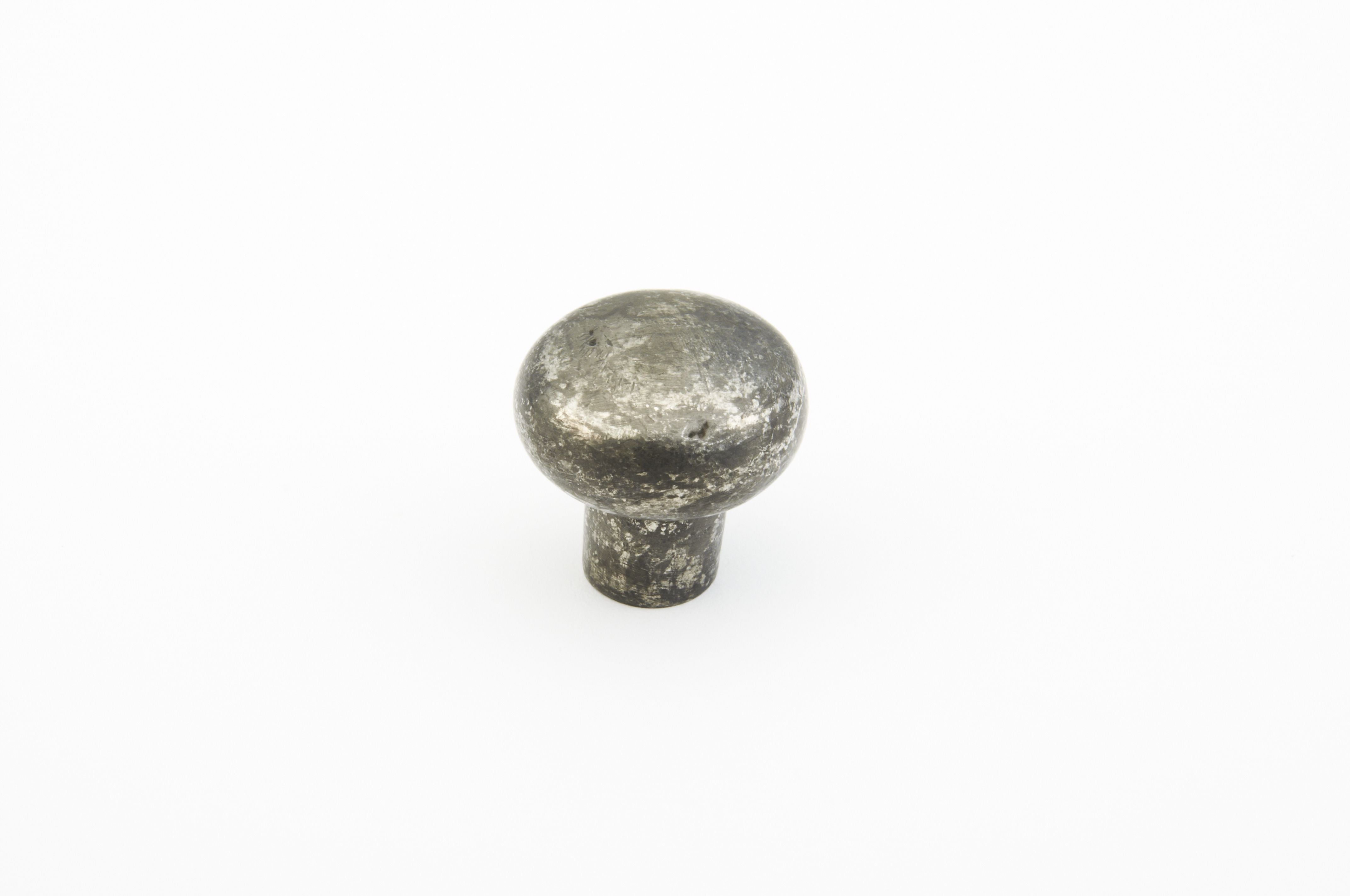 Schaub 772-DP 1-3/8" Mountain Cabinet Knob Dark Pewter Finish Sparrow Supply