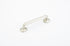 Schaub 777-AS 4" Center to Center Mountain Cabinet Pull Antique Silver Finish Sparrow Supply