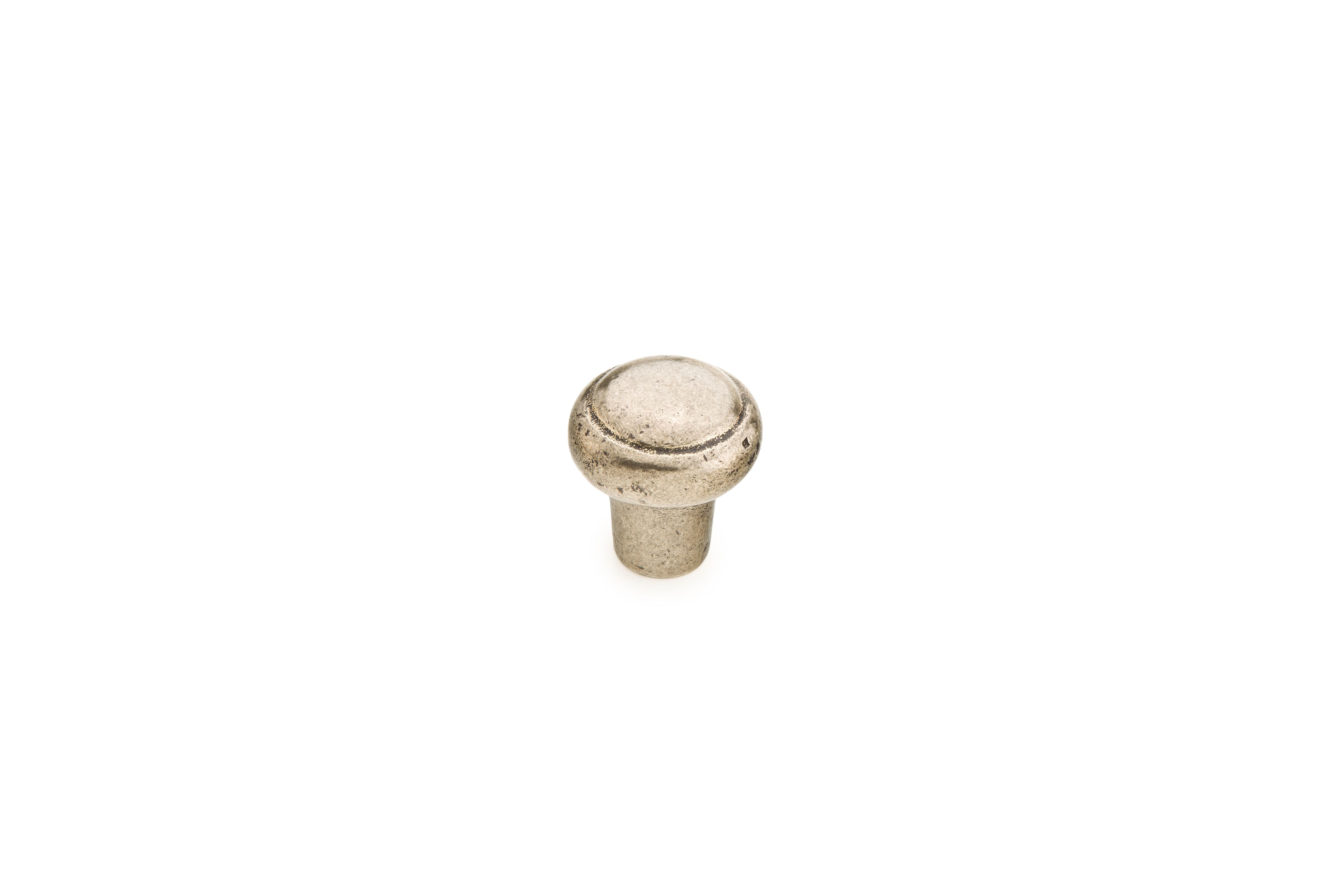 Schaub 781-IN 1-3/8" Mountain Round Cabinet Knob Italian Nickel Finish Sparrow Supply