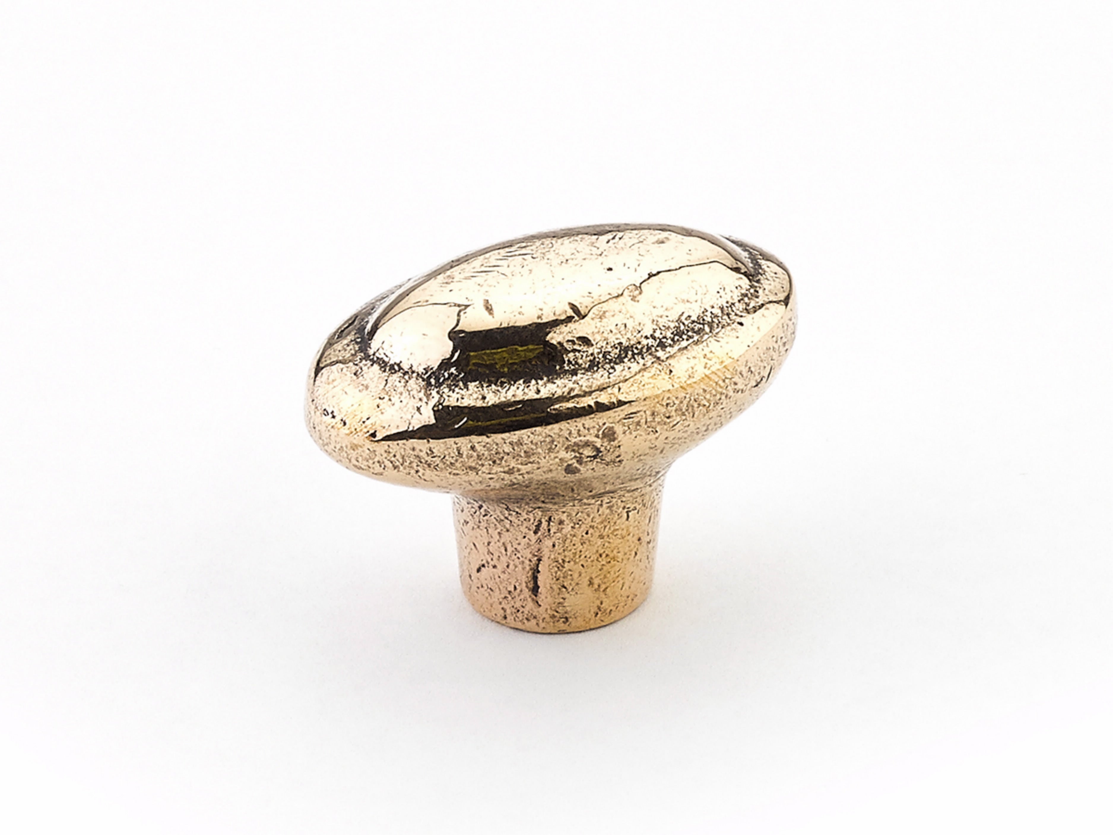Schaub 782-NB 1-7/8" Mountain Oval Cabinet Knob Natural Bronze Finish Sparrow Supply