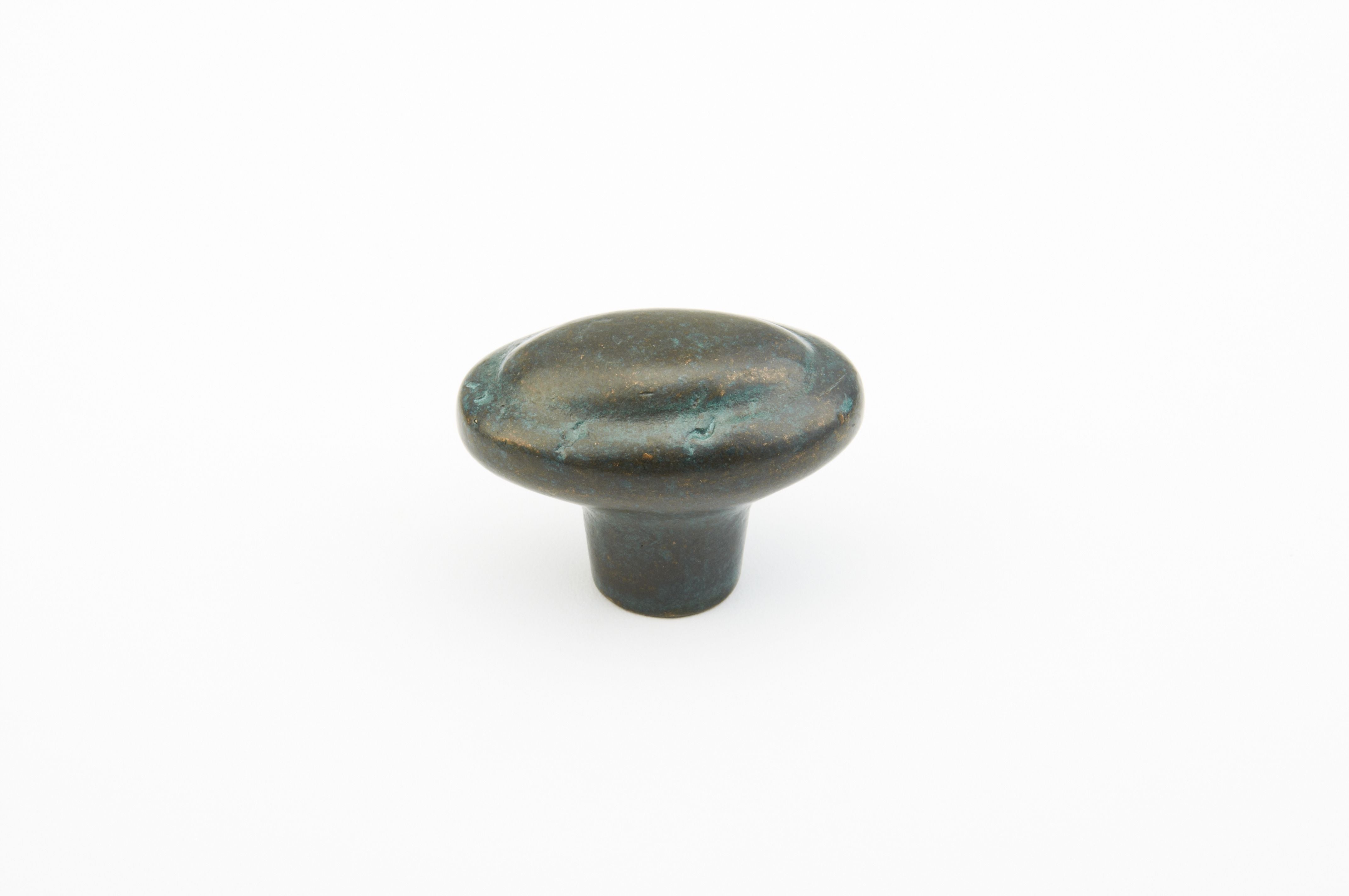 Schaub 782-VI 1-7/8" Mountain Oval Cabinet Knob Verde Imperiale Finish Sparrow Supply