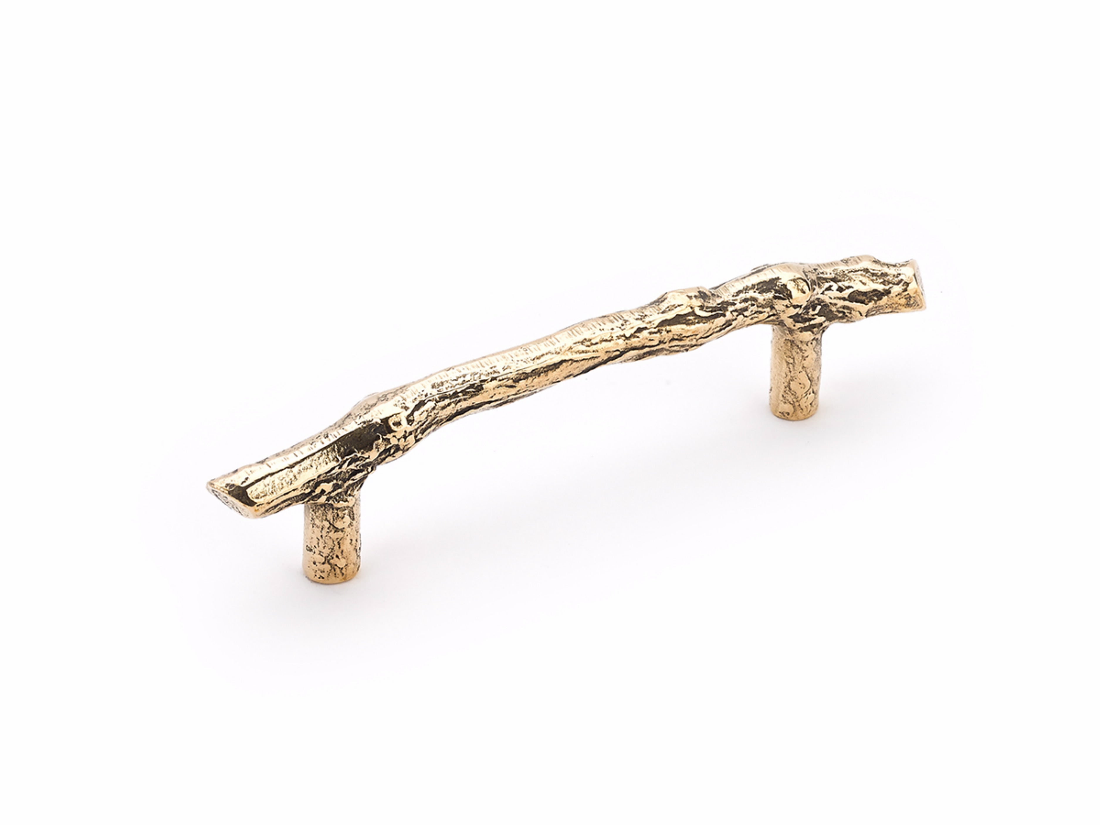 Schaub 783-NB 4" Center to Center Mountain Twig Cabinet Pull Natural Bronze Finish Sparrow Supply
