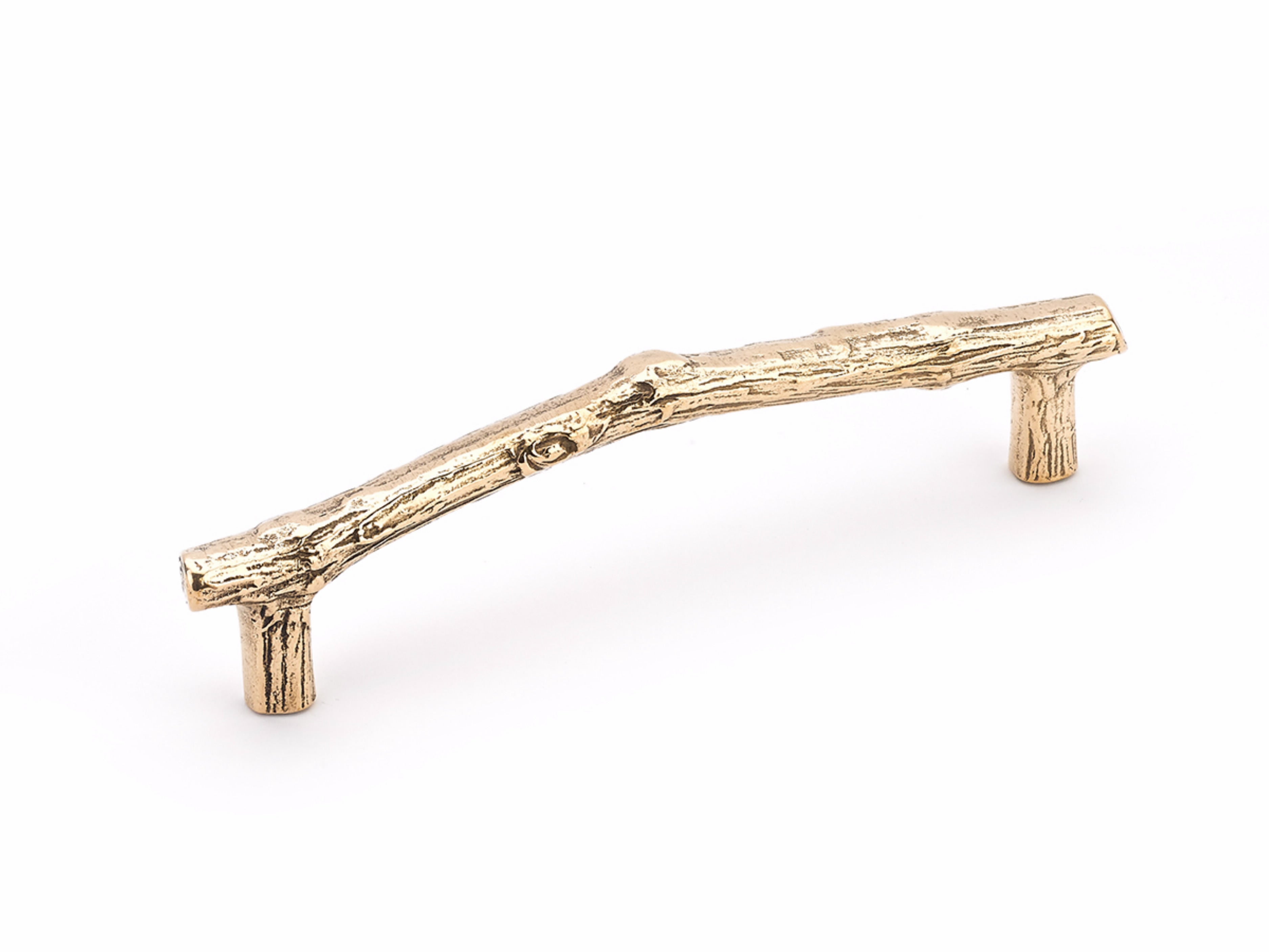 Schaub 784-NB 6" Center to Center Mountain Twig Cabinet Pull Natural Bronze Finish Sparrow Supply