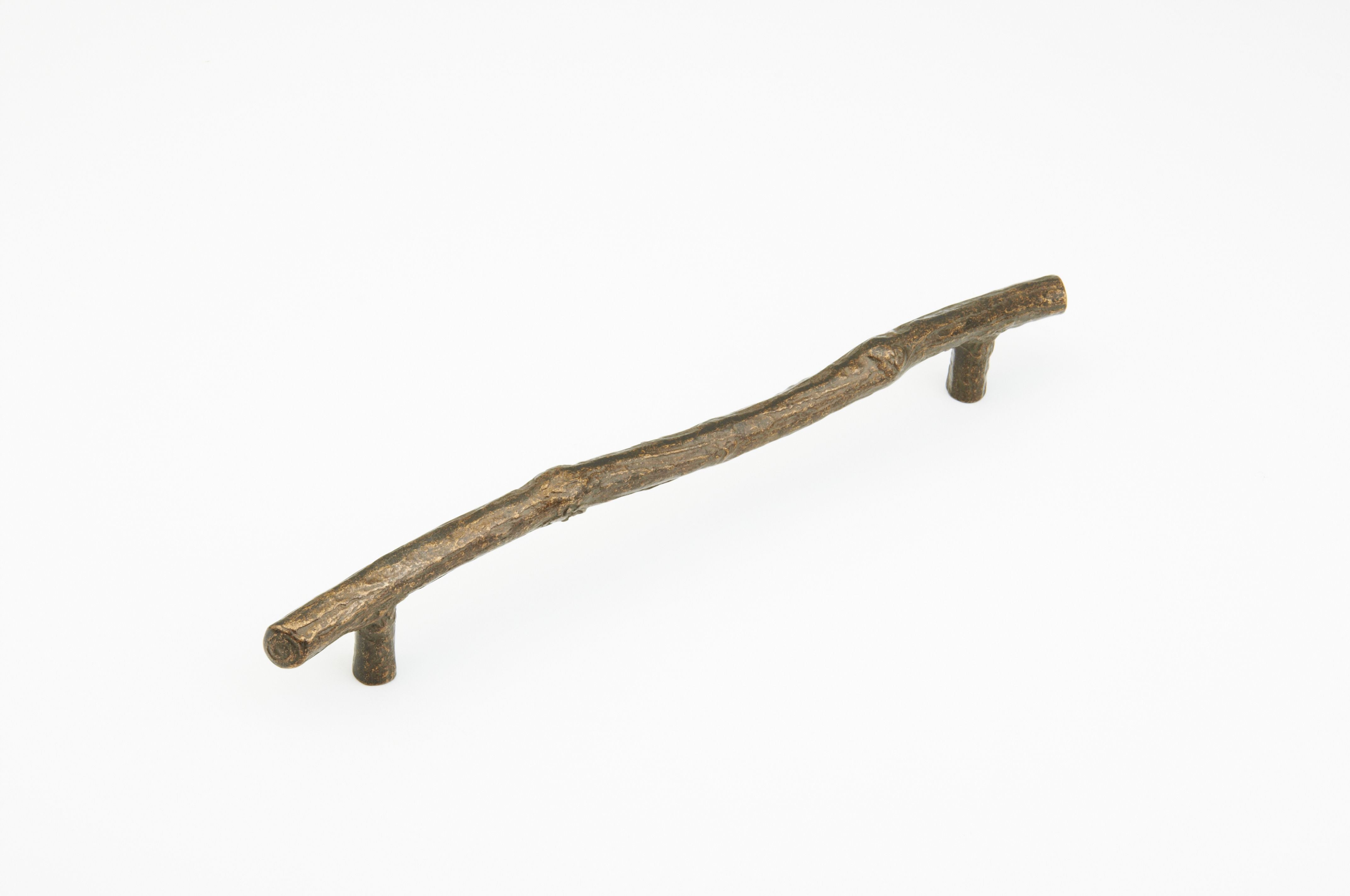 Schaub 785-AZ 12" Center to Center Mountain Twig Appliance Pull Antique Bronze Finish Sparrow Supply