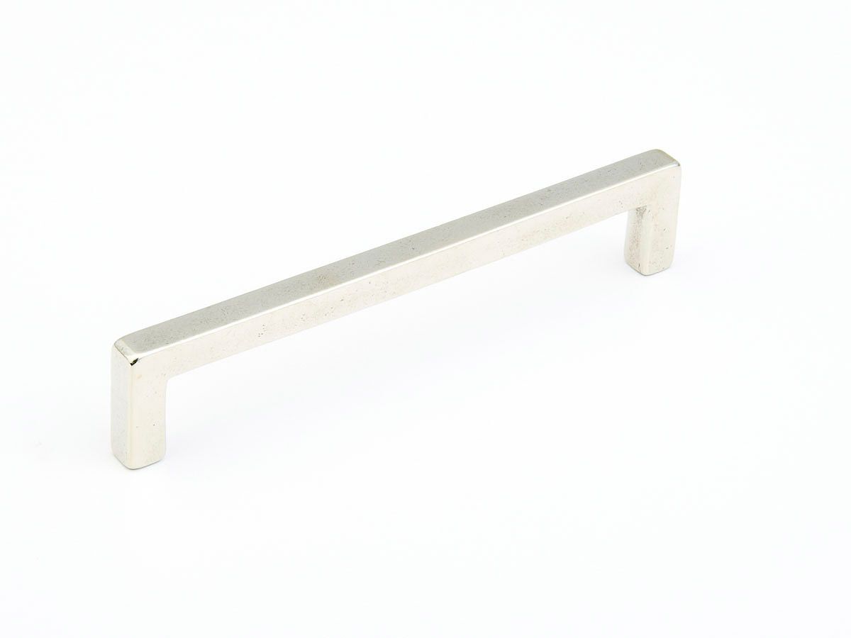 Schaub 788-6-PWB 6" Center to Center Vinci Cabinet Pull Polished White Bronze Finish Sparrow Supply