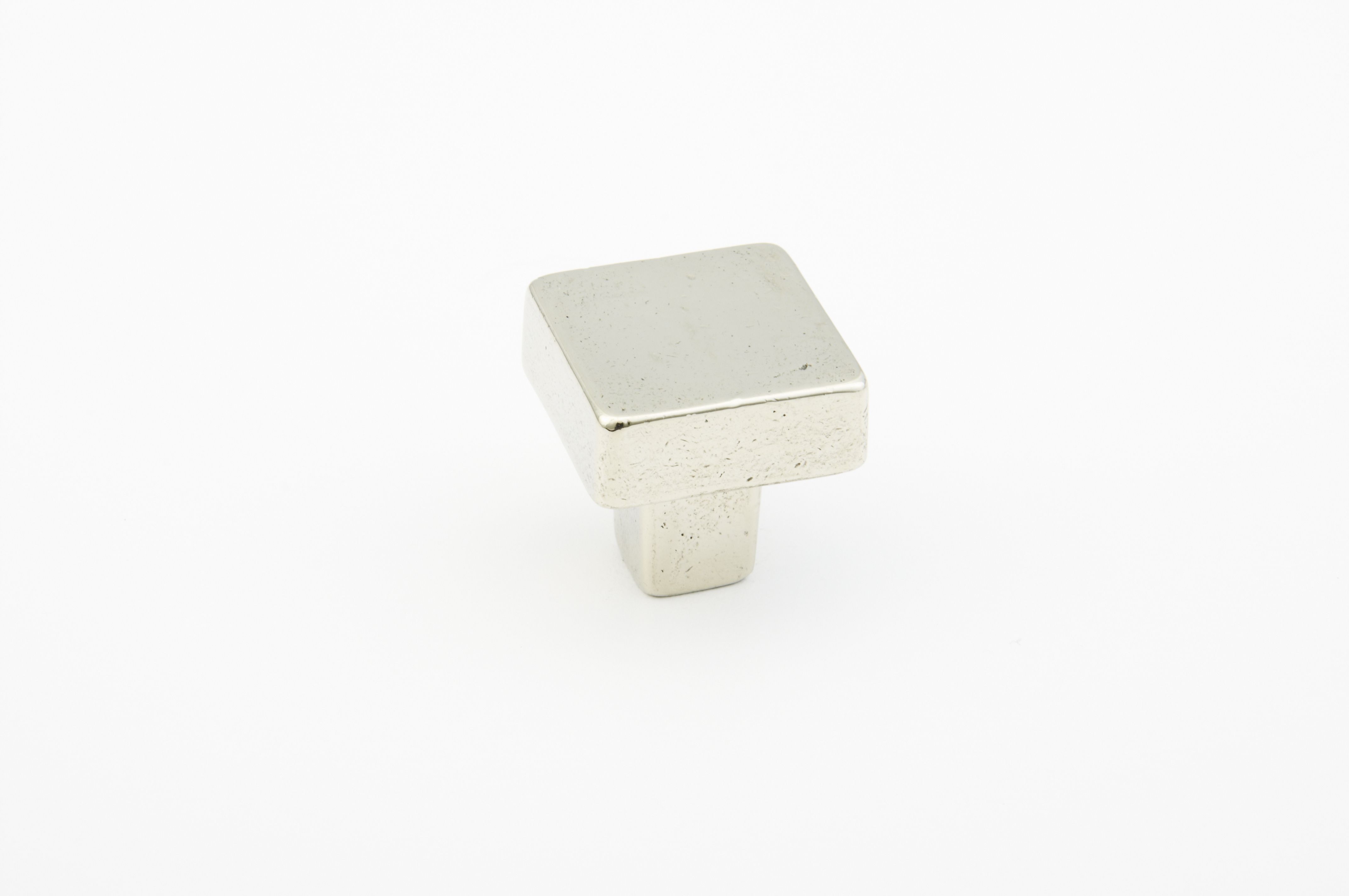 Schaub 789-PWB 1-1/4" Diameter Square Vinci Cabinet Knob Polished White Bronze Finish Sparrow Supply
