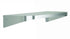 Bradley 7B2-0082400 Shelf, Stainless Satin, 20 Gauge, 8 X 24