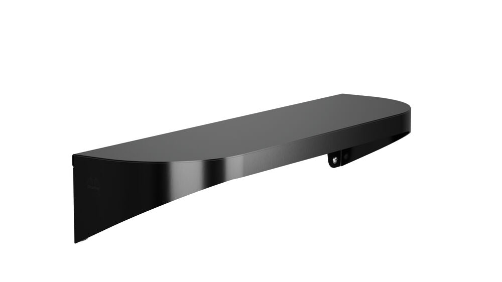 Bradley 7B2-0051800-BB Shelf, Stainless Satin, 20 Gauge, 5 X 18 Brushed Black
