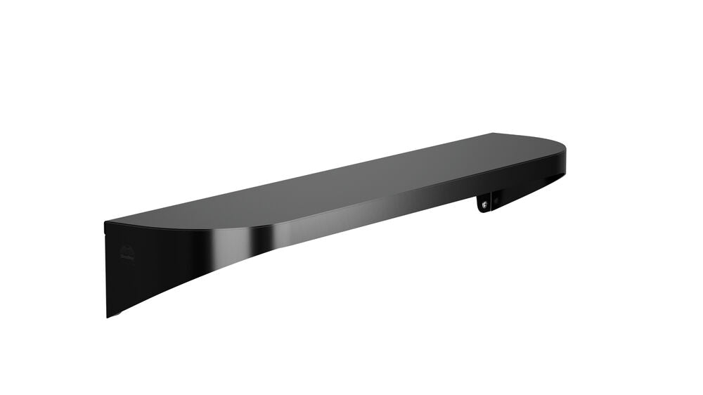 Bradley 7B2-0052400-BB Shelf, Stainless Satin, 20 Gauge, 5 X 24 Brushed Black