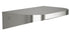 Bradley 7B2-0081296-BS Shelf, Stainless Satin, 20 Gauge-w/Hooks, 8 X 12 Brushed Stainless