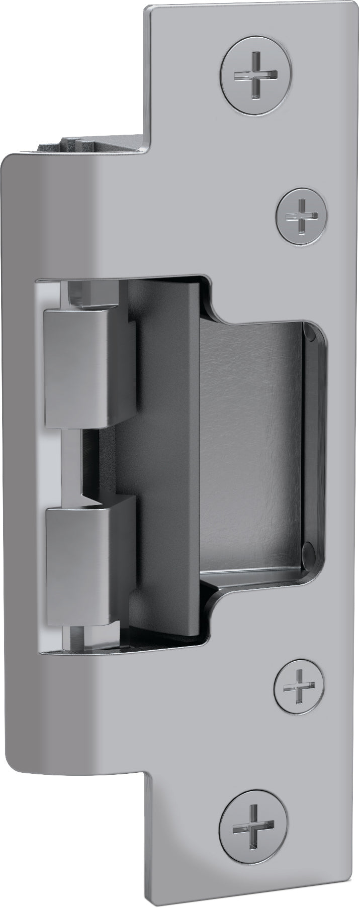 Hes 8000CLBM630 12VDC / 24VDC Complete Pac Electric Strike with Latchbolt Monitor Satin Stainless Steel Finish Sparrow Supply