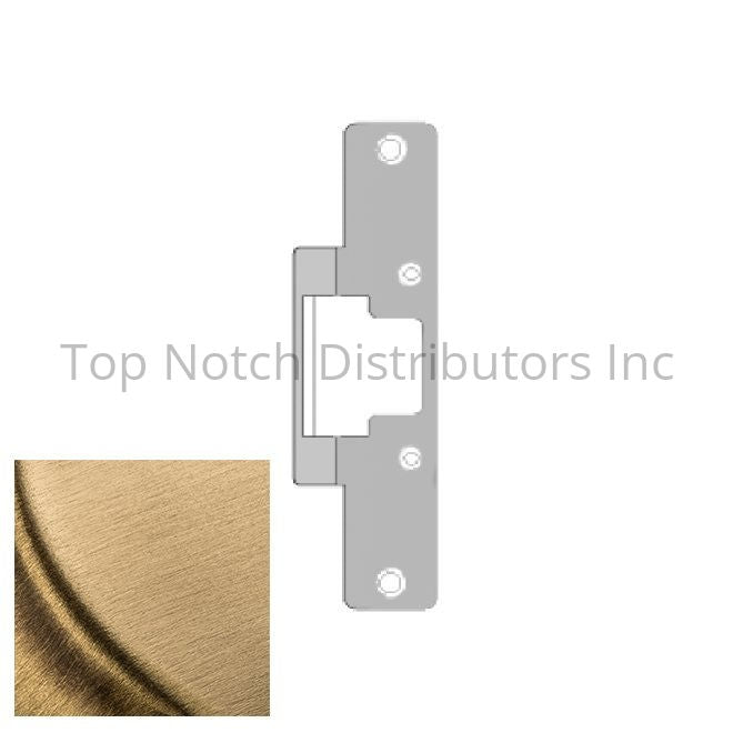 HES 803606 Faceplate for 8000 Strike Satin Brass Sparrow Supply