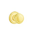 Emtek 8050NWUS3 Norwich Knob Dummy Pair with Regular Rose for 1-1/4" to 2" Door Polished Brass Lifetime Finish Sparrow Supply
