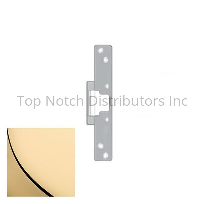 HES 805605 Faceplate for 8000 Strike Bright Brass Antique Brass Sparrow Supply