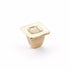 Schaub 810-NB 1-1/4" Diameter Square Vinci Concave Cabinet Knob Natural Bronze Finish Sparrow Supply