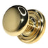 Emtek 8100PUS3NL Providence Knob 2-3/8" Backset Passage with Regular Rose for 1-1/4" to 2" Door Unlacquered Brass Finish Sparrow Supply