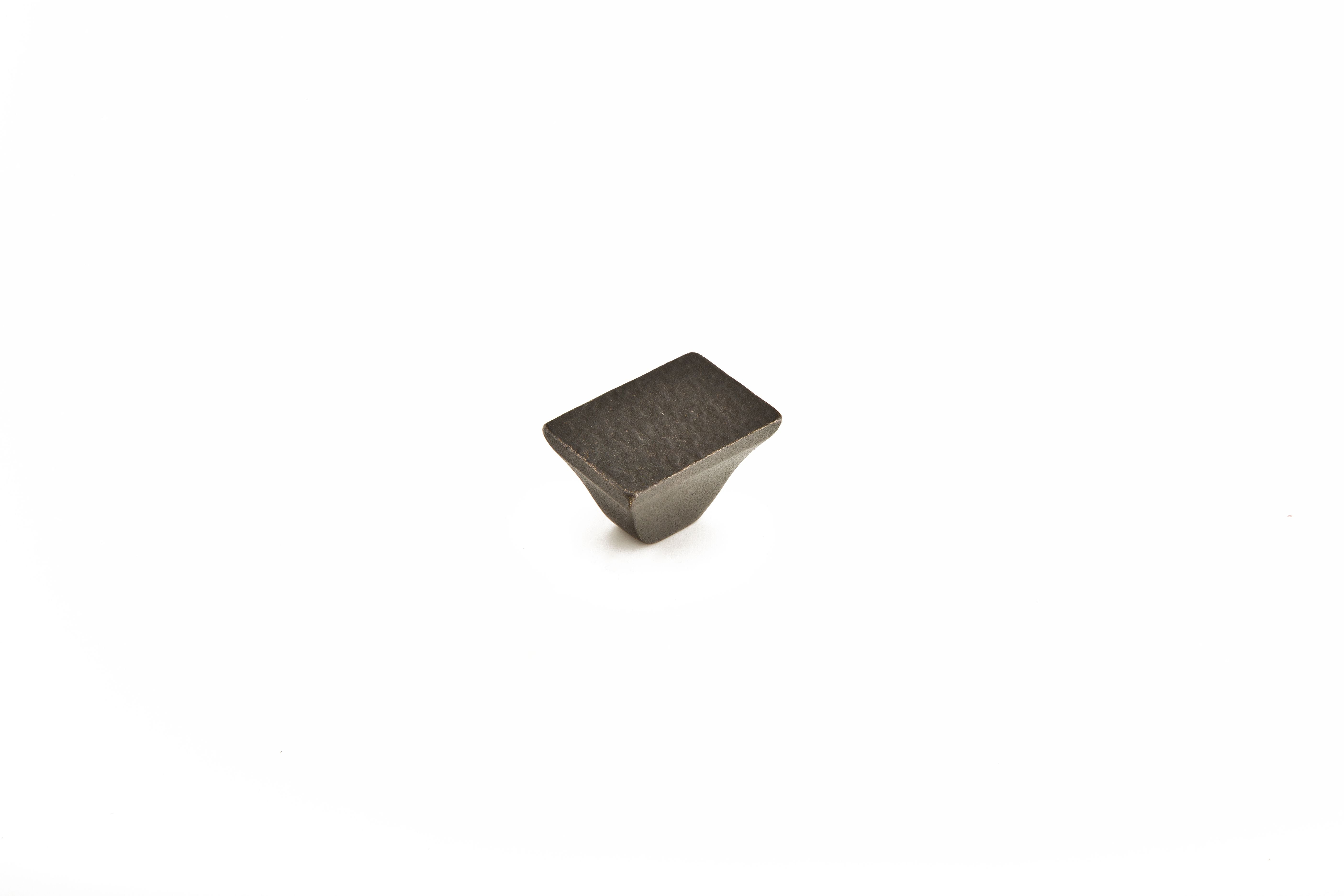 Schaub 814-BB 1-1/4" Rectangle Vinci Cabinet Knob Black Bronze Finish Sparrow Supply
