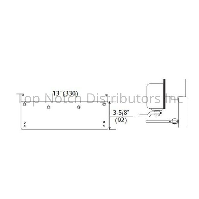 Norton Closers 8148696 Low Ceiling Clearance Drop Plate for 8000 Se... Sparrow Supply