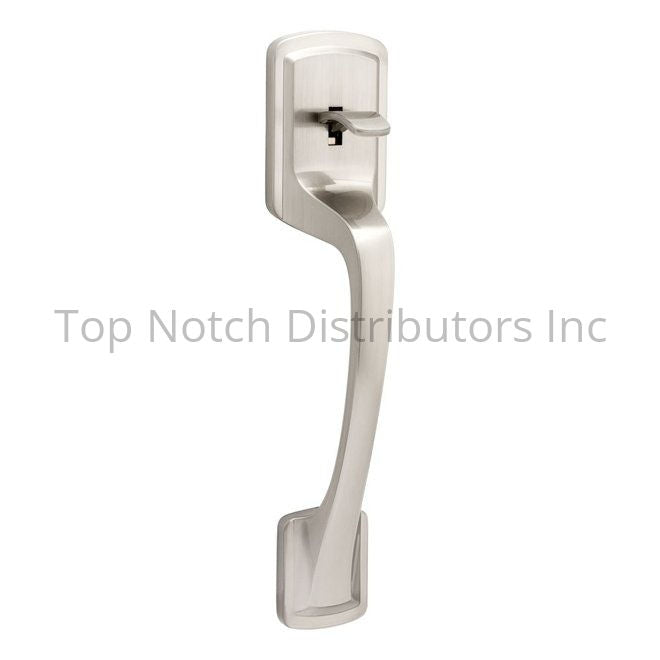 Kwikset 814PGH-15 Prague Handle Only; No Deadbolt with RCAL Latch a... Sparrow Supply