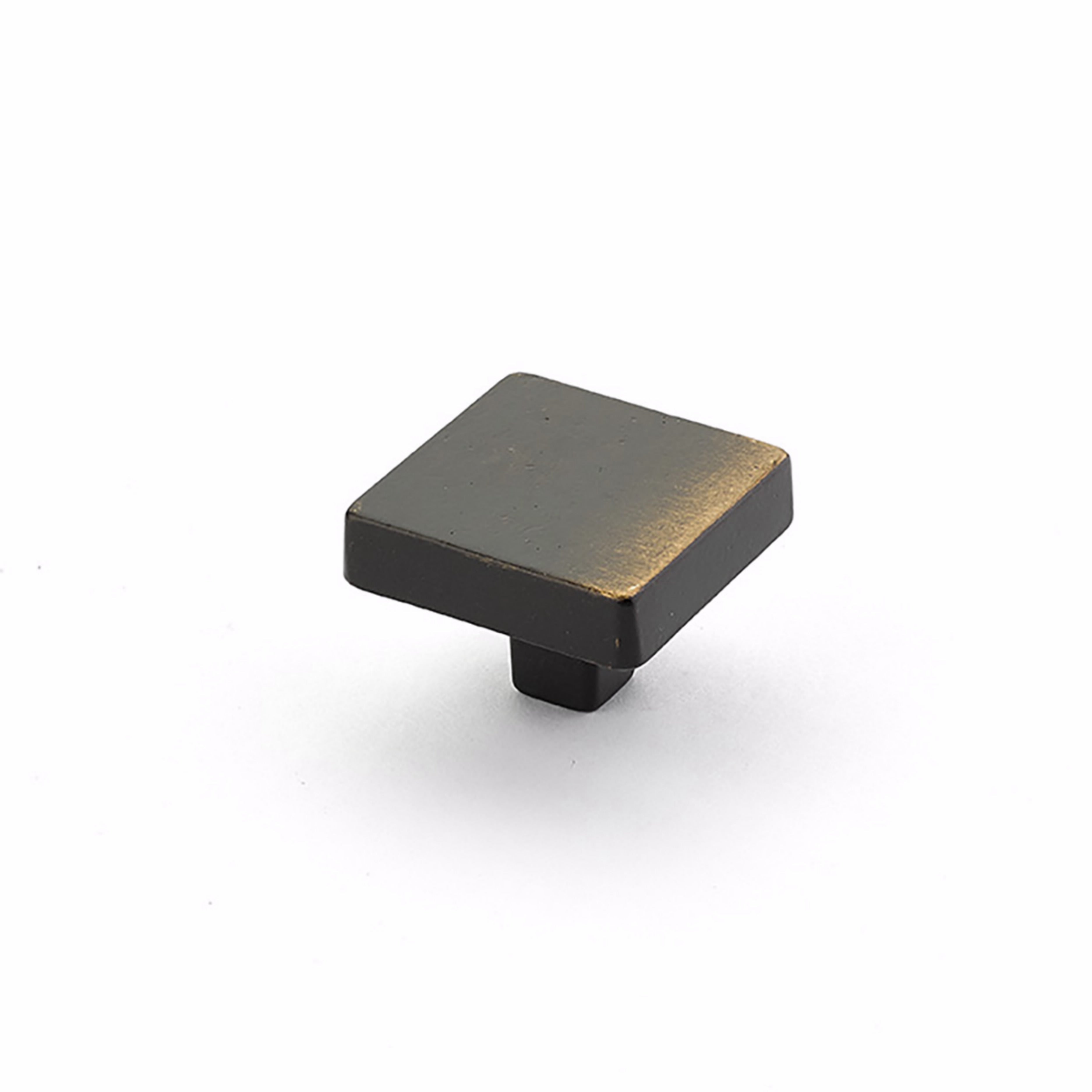 Schaub 815-AZ 1-3/4" Diameter Large Square Vinci Cabinet Knob Antique Bronze Finish Sparrow Supply