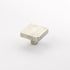 Schaub 815-PWB 1-3/4" Diameter Large Square Vinci Cabinet Knob Polished White Bronze Finish Sparrow Supply
