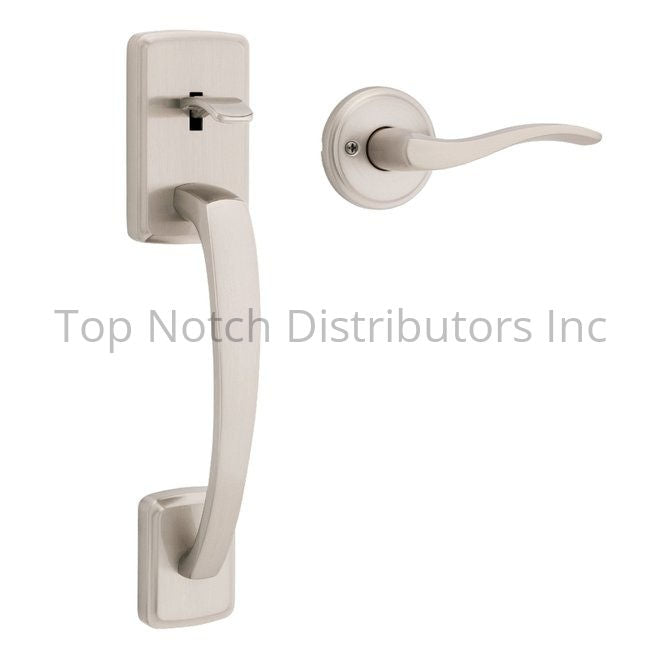 Kwikset 815BFHXSEL-15 Passage Brentford Handleset with Sedona Lever... Sparrow Supply
