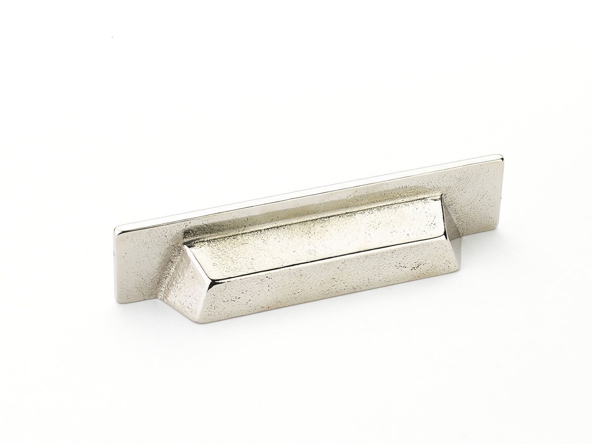 Schaub 816-PWB 96 mm Center to Center Vinci Cup Pull Polished White Bronze Finish Sparrow Supply