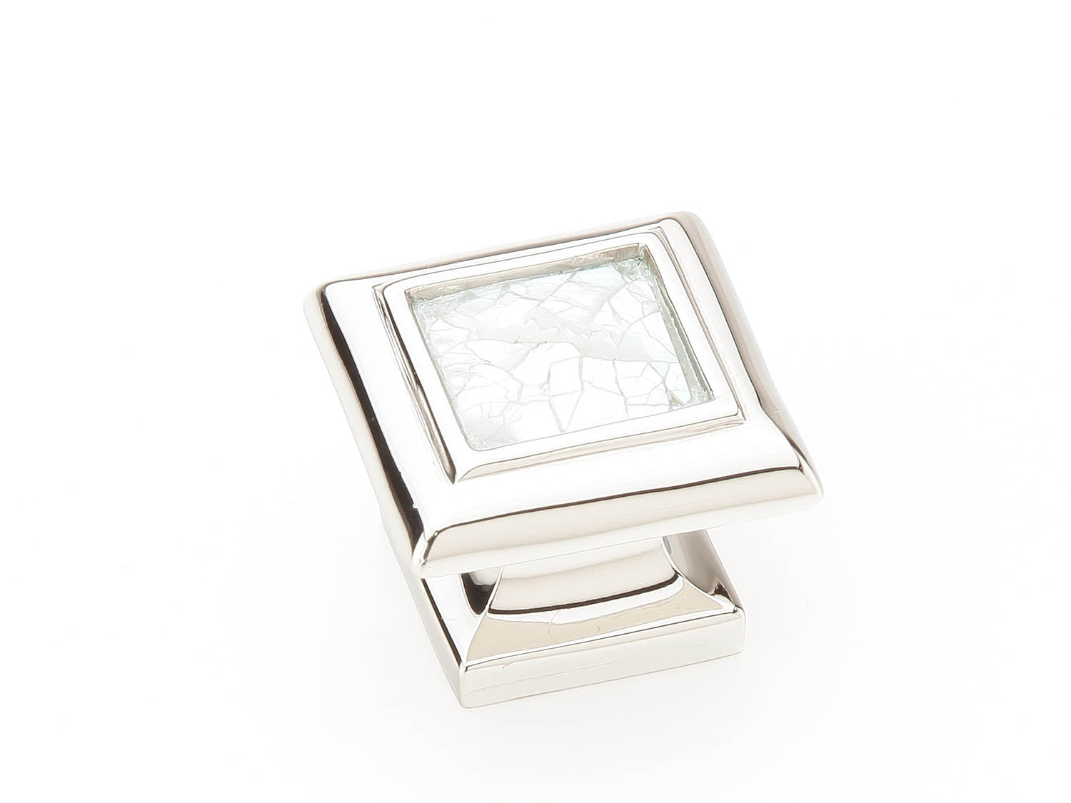 Schaub 818-MOP-PN 1-3/8" Symphony Cabinet Knob Mother of Pearl Polished Nickel Finish Sparrow Supply